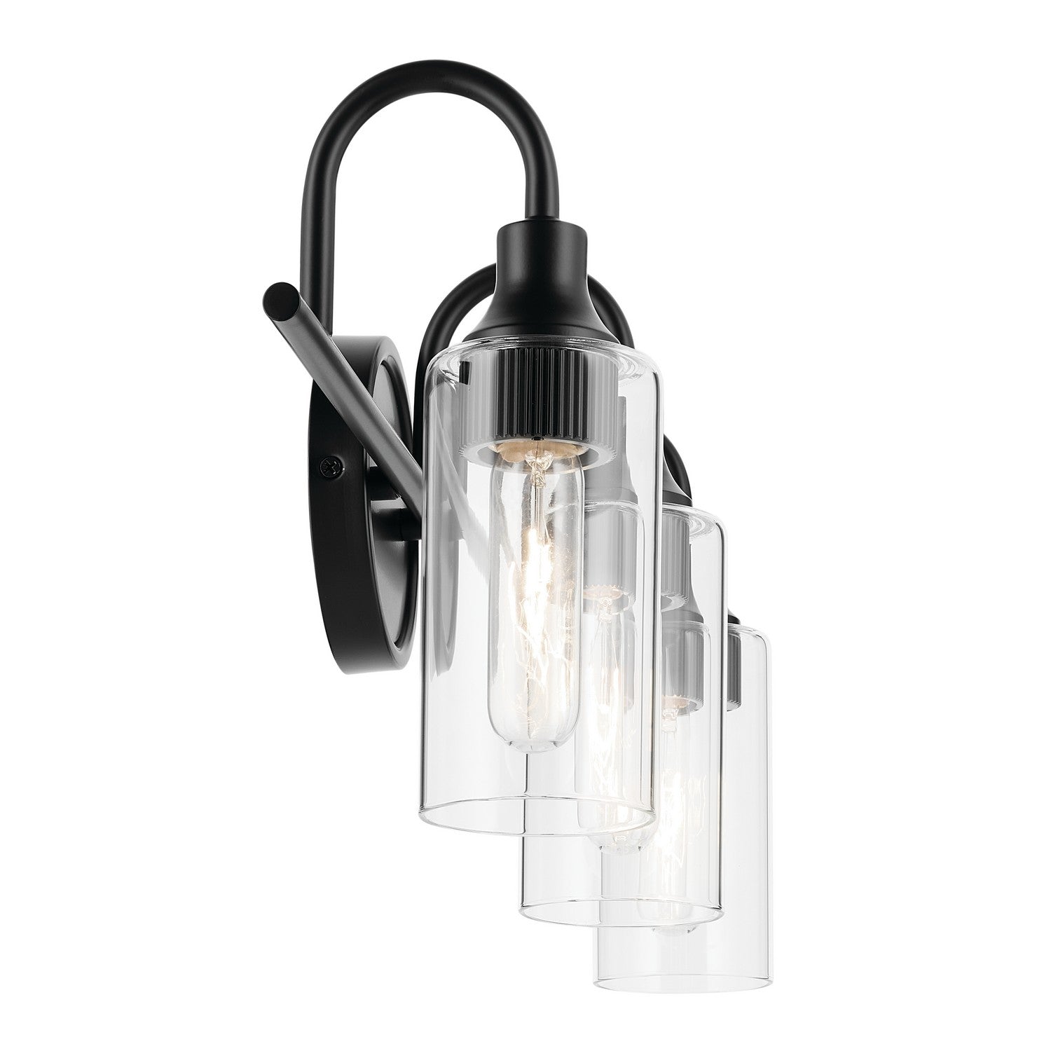 Kichler - 55211BK - Three Light Bath - Kavi - Black