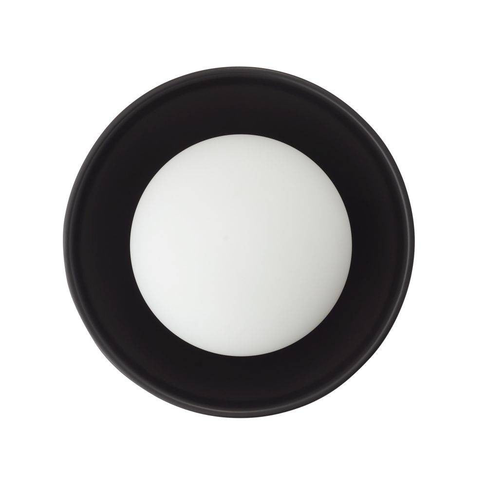 Arteriors - GADFC01 - One Light Flush Mount - Glaze - Matte Black