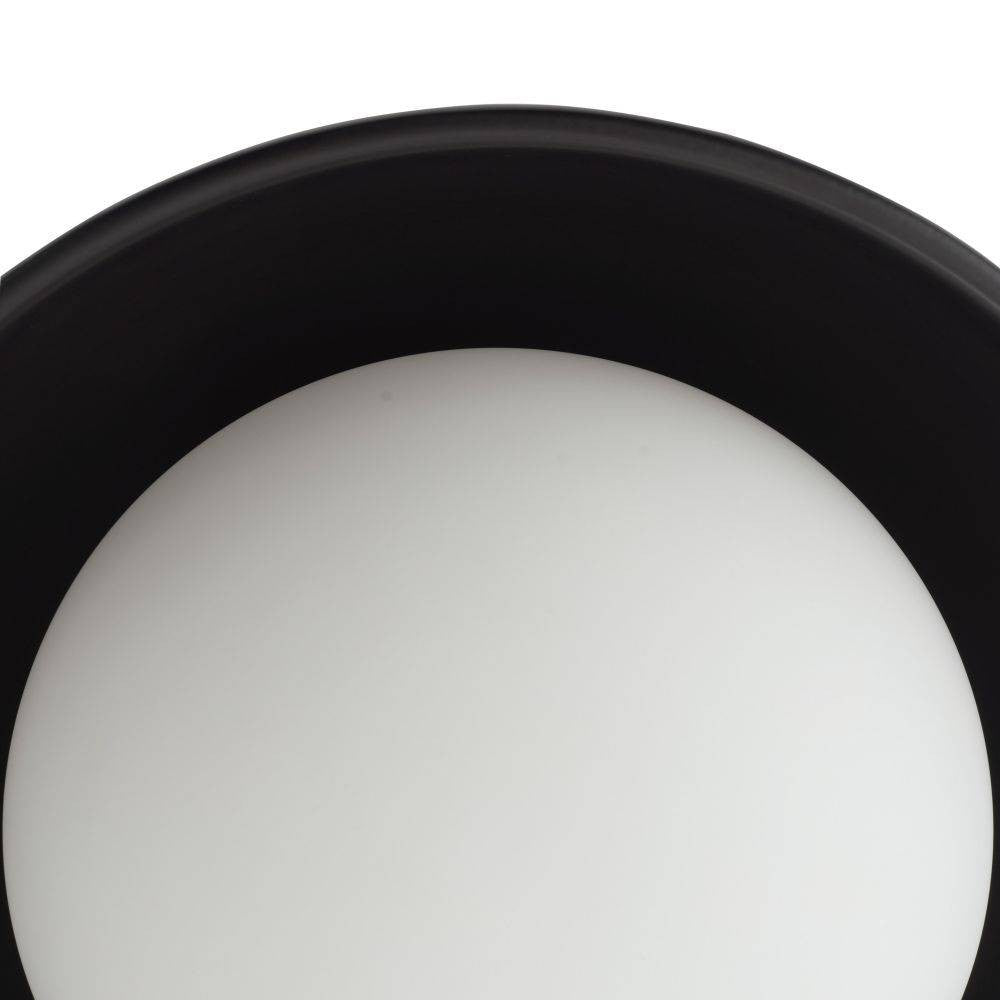 Arteriors - GADFC01 - One Light Flush Mount - Glaze - Matte Black