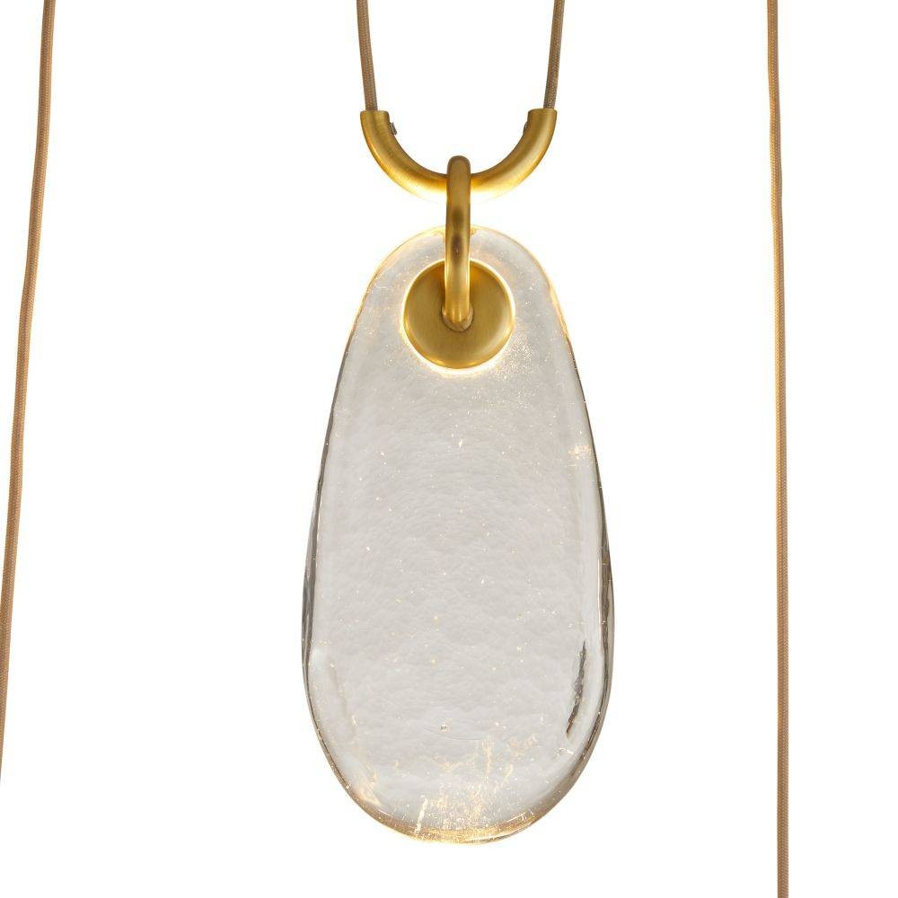 Arteriors - GADLC01 - LED Chandelier - Melt - Antique Brass