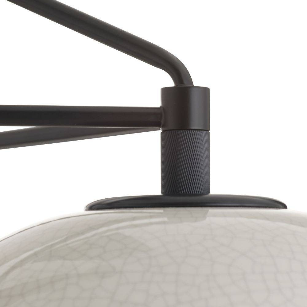 Arteriors - GADMC01 - Three Light Chandelier - Glaze - Ivory Stained Crackle