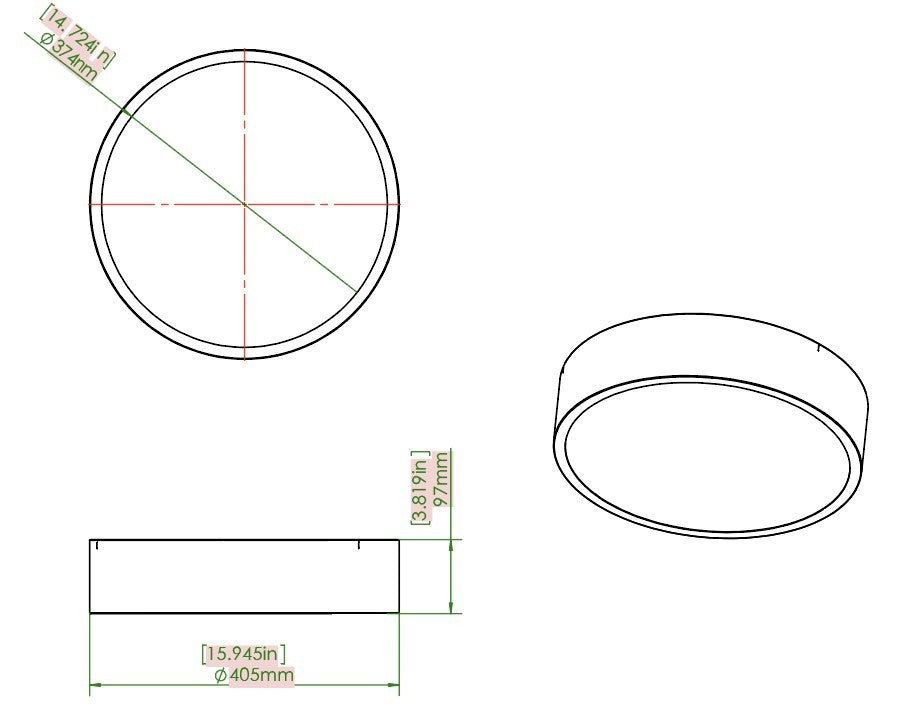 Z-Lite - 1017F16-MGLD-LED - LED Flush Mount - Coronado - Modern Gold