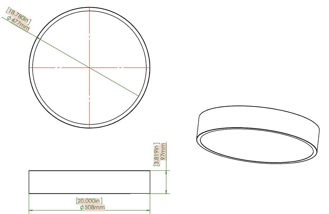 Z-Lite - 1017F20-MB-LED - LED Flush Mount - Coronado - Matte Black