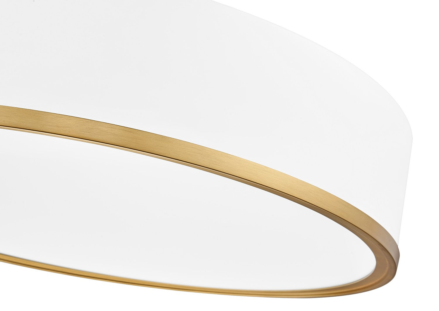 Z-Lite - 1018F20-MW-MGLD-LED - LED Flush Mount - Bradley - Matte White + Modern Gold
