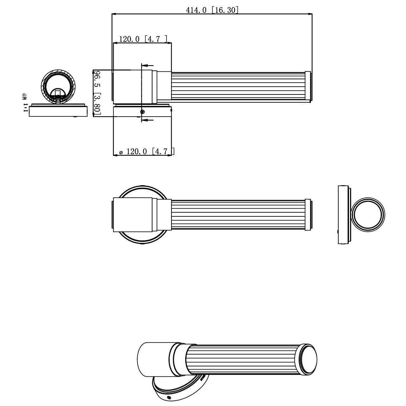 Z-Lite - 1020-1S-MGLD-LED - LED Wall Sconce - Warwick - Modern Gold