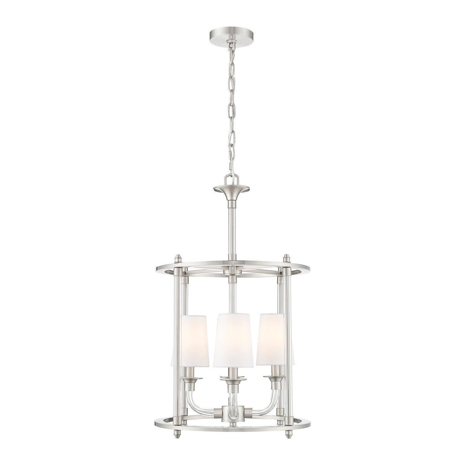 Z-Lite - 1950-4C-BN - Four Light Chandelier - Katerina - Brushed Nickel