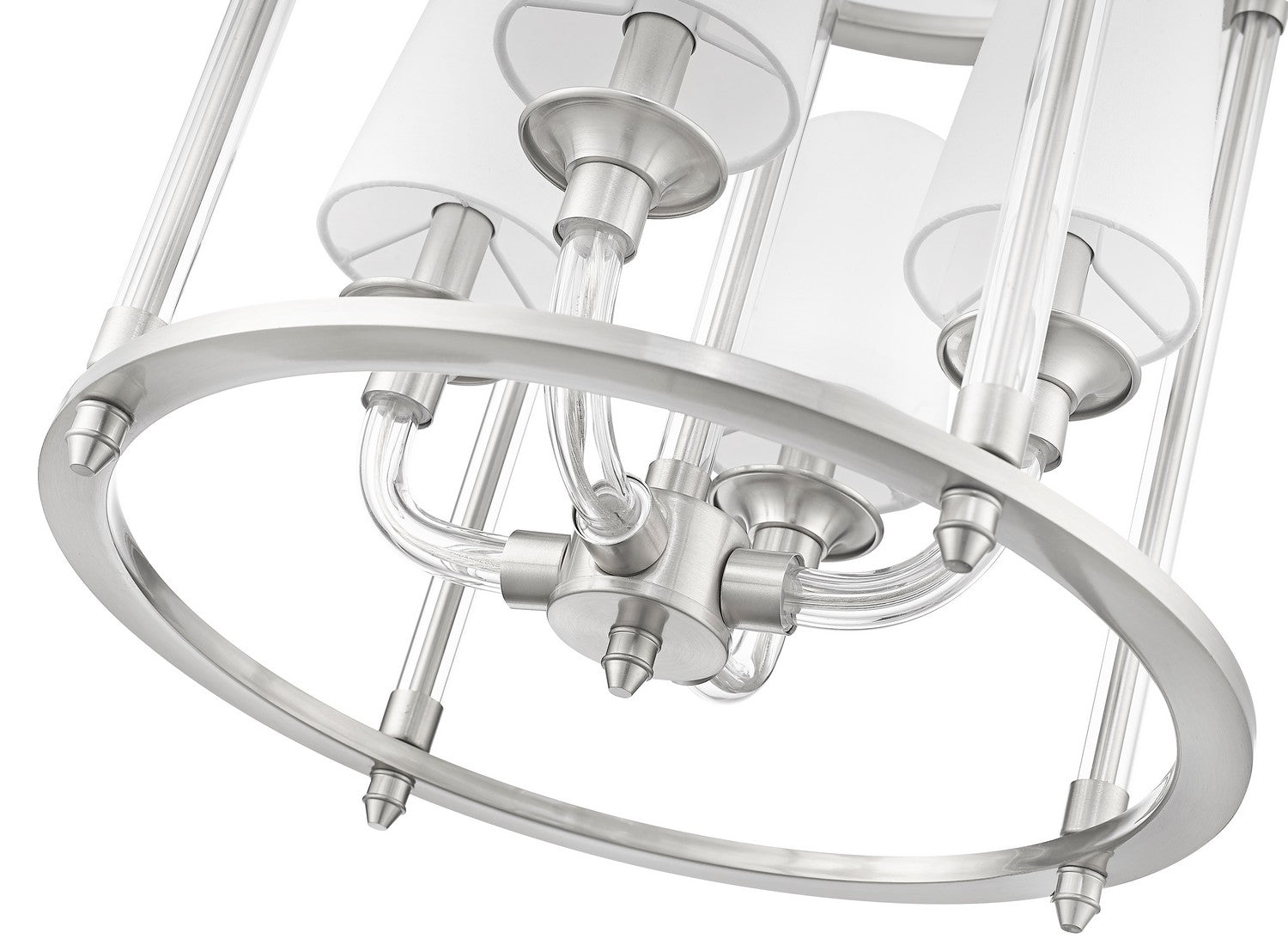 Z-Lite - 1950-4C-BN - Four Light Chandelier - Katerina - Brushed Nickel
