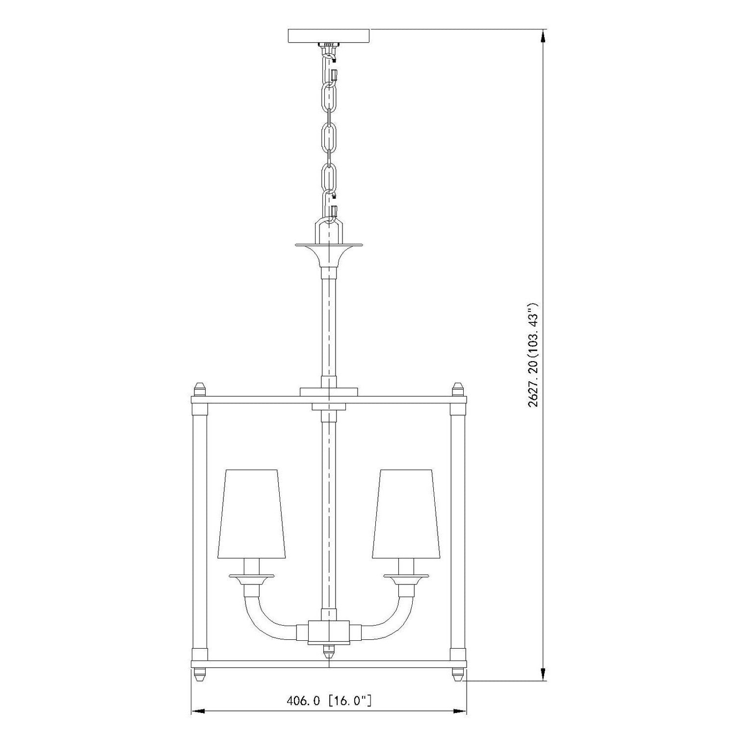 Z-Lite - 1950-4C-BN - Four Light Chandelier - Katerina - Brushed Nickel