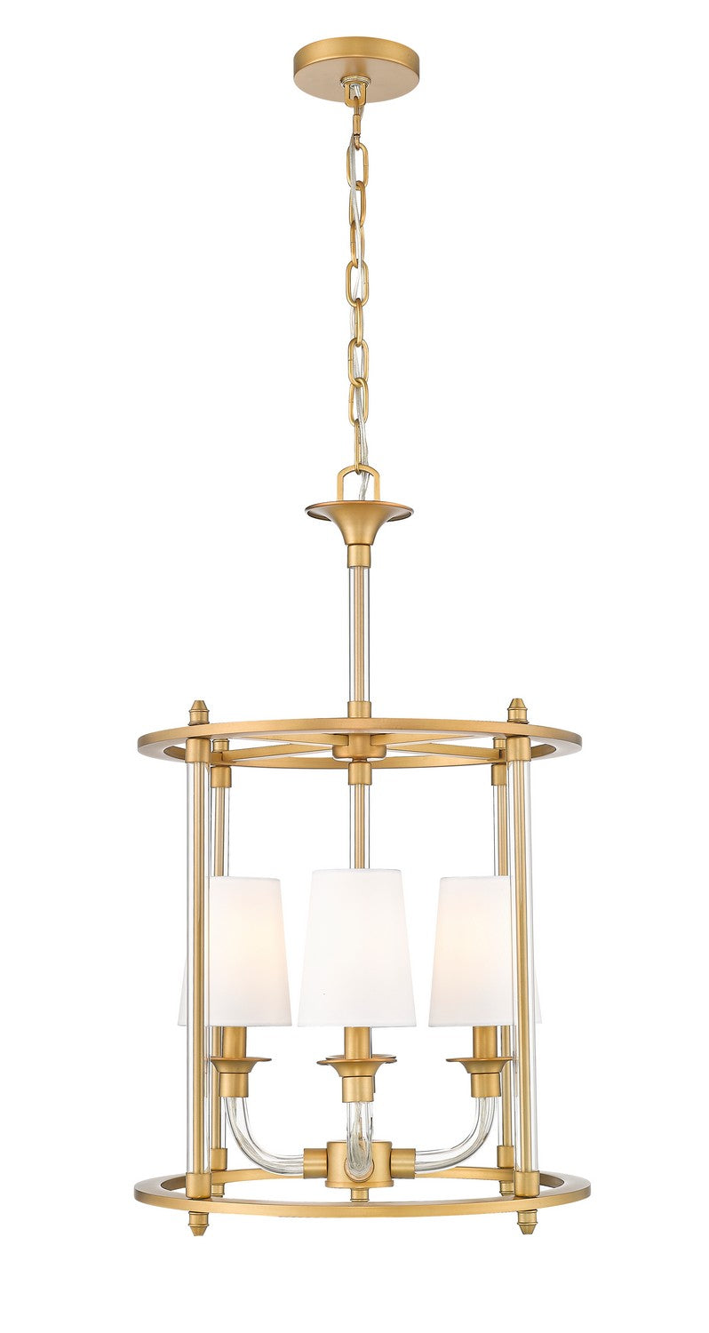 Z-Lite - 1950-4C-RB - Four Light Chandelier - Katerina - Rubbed Brass