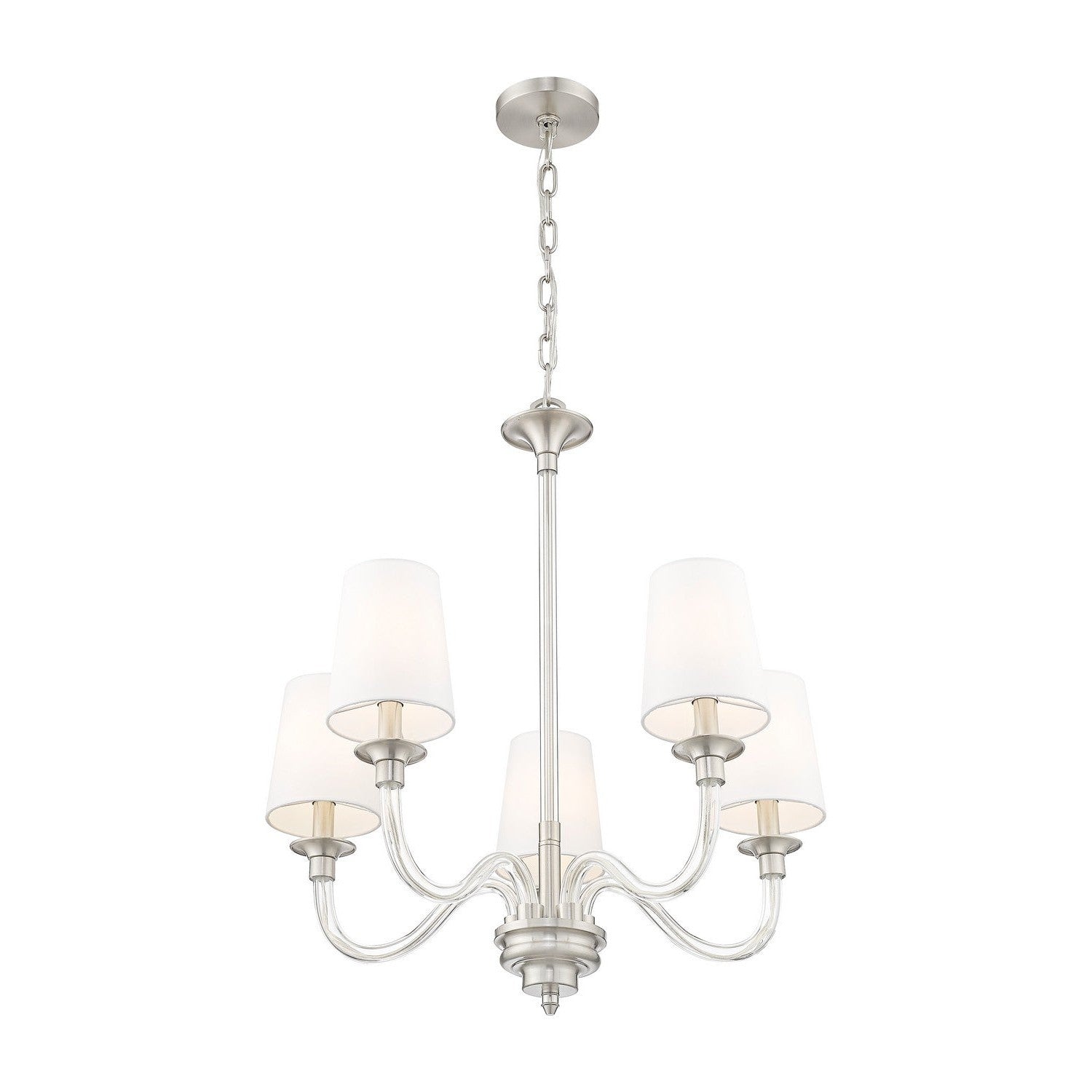 Z-Lite - 1950-5BN - Five Light Chandelier - Katerina - Brushed Nickel