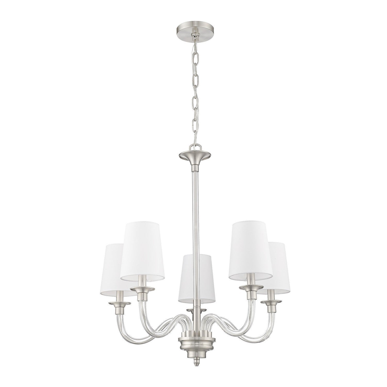 Z-Lite - 1950-5BN - Five Light Chandelier - Katerina - Brushed Nickel