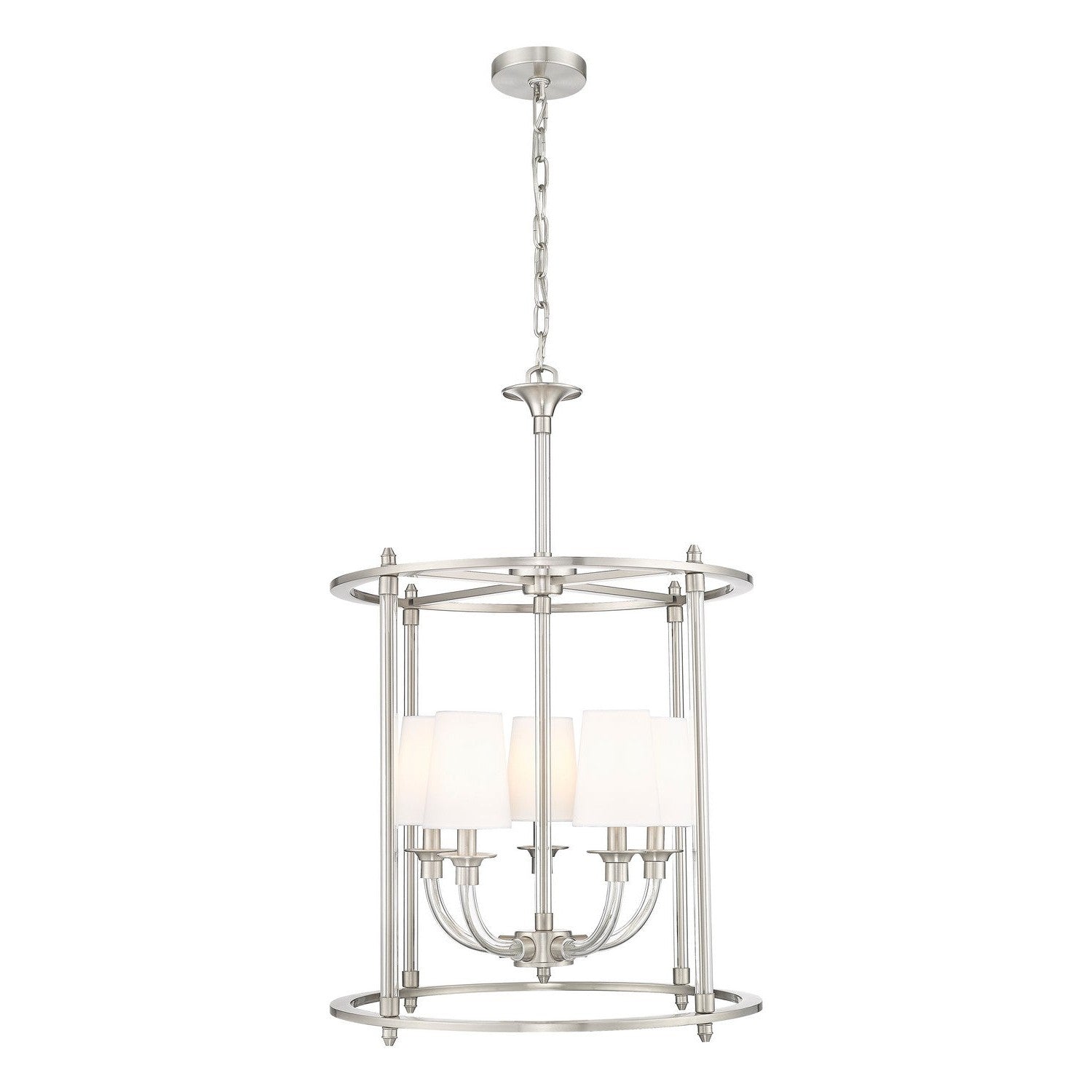 Z-Lite - 1950-5C-BN - Five Light Chandelier - Katerina - Brushed Nickel