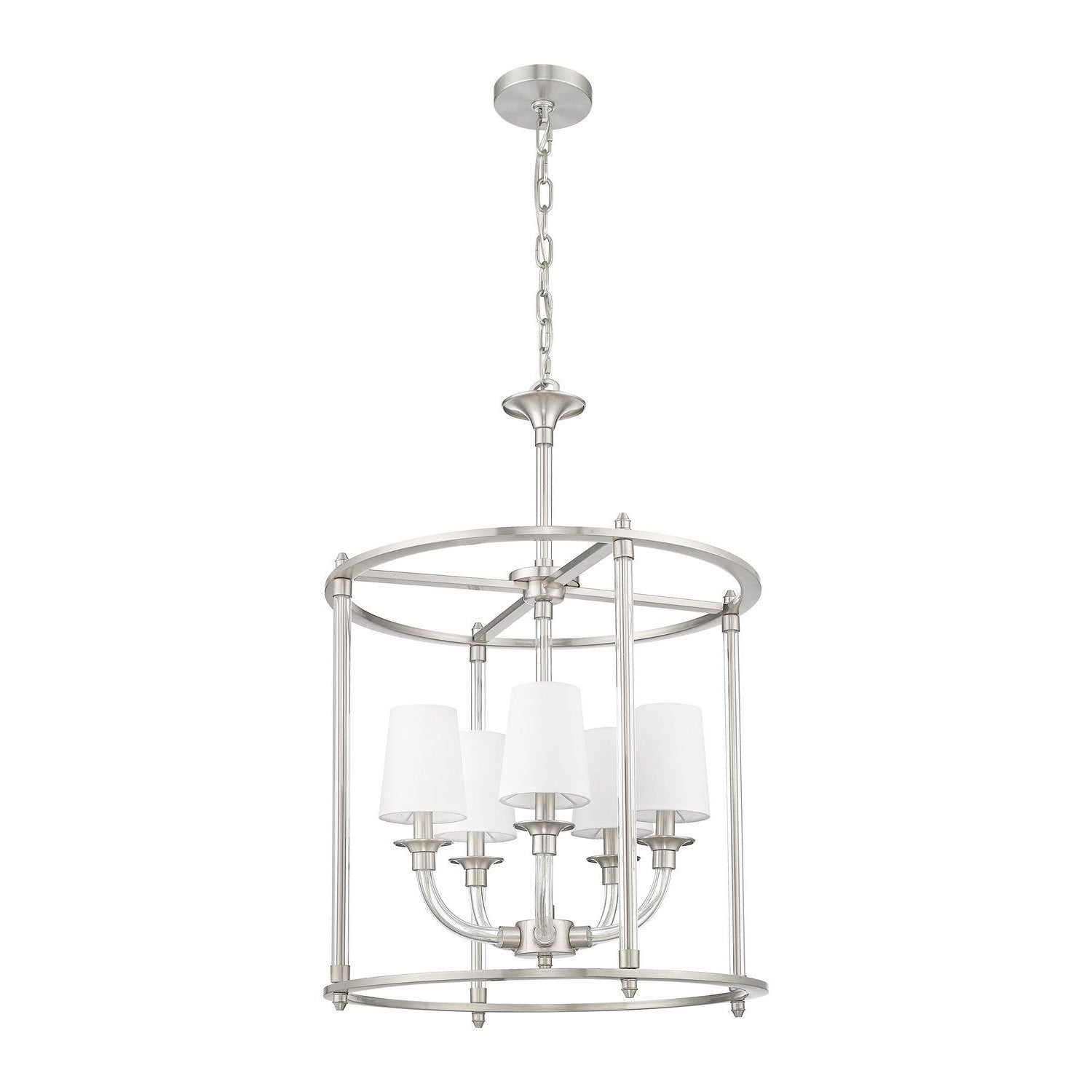 Z-Lite - 1950-5C-BN - Five Light Chandelier - Katerina - Brushed Nickel