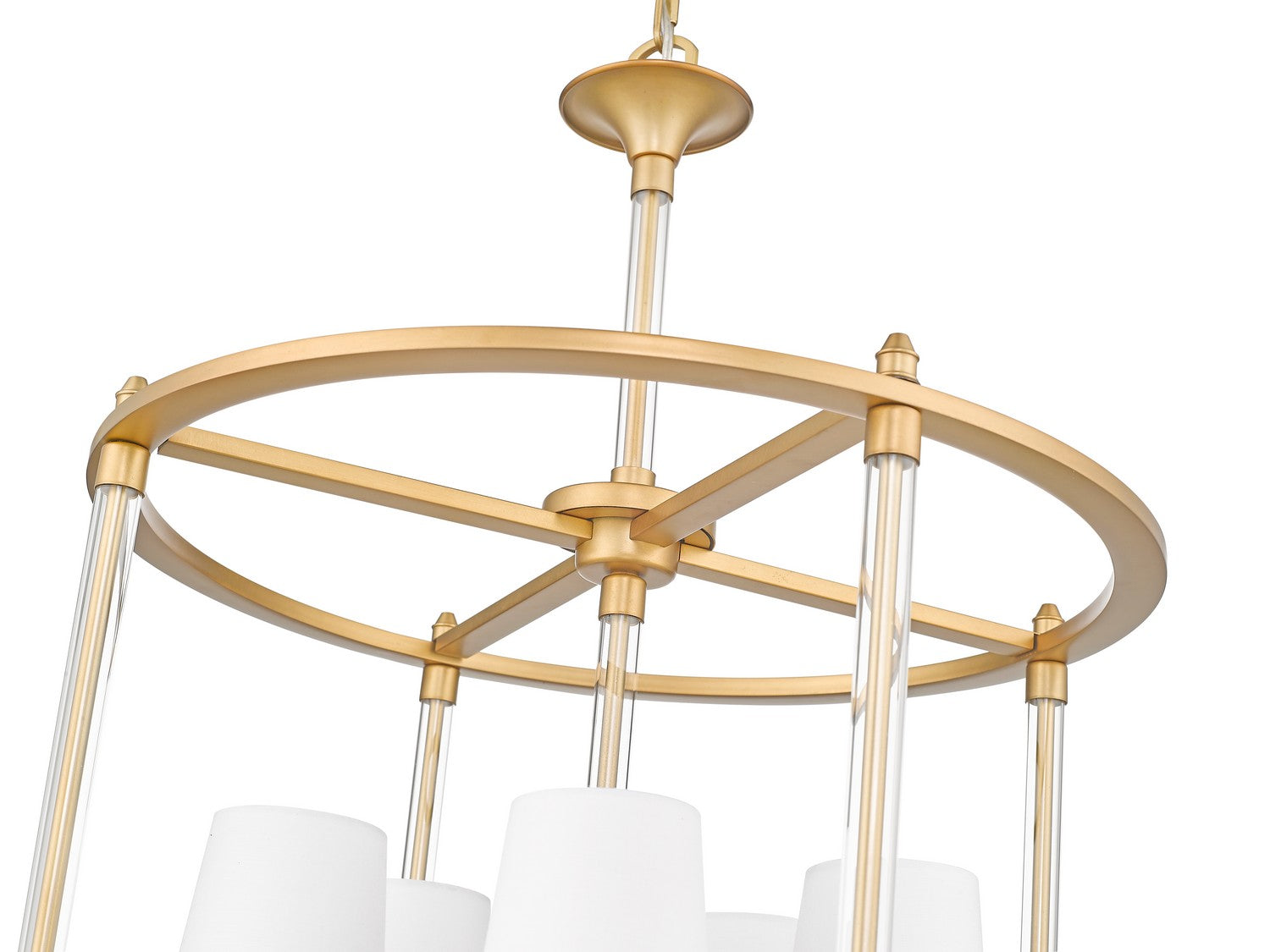 Z-Lite - 1950-5C-RB - Five Light Chandelier - Katerina - Rubbed Brass
