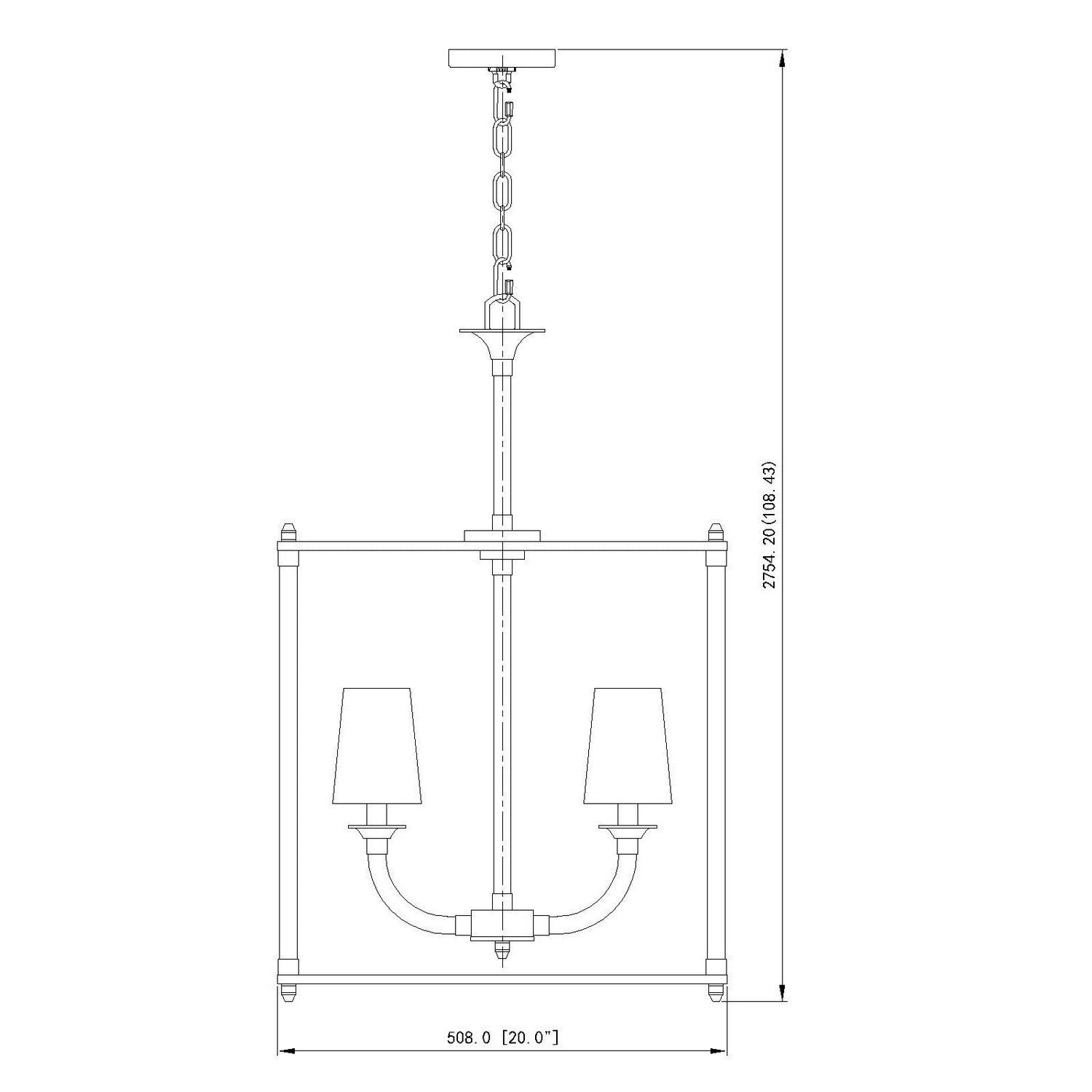 Z-Lite - 1950-5C-RB - Five Light Chandelier - Katerina - Rubbed Brass