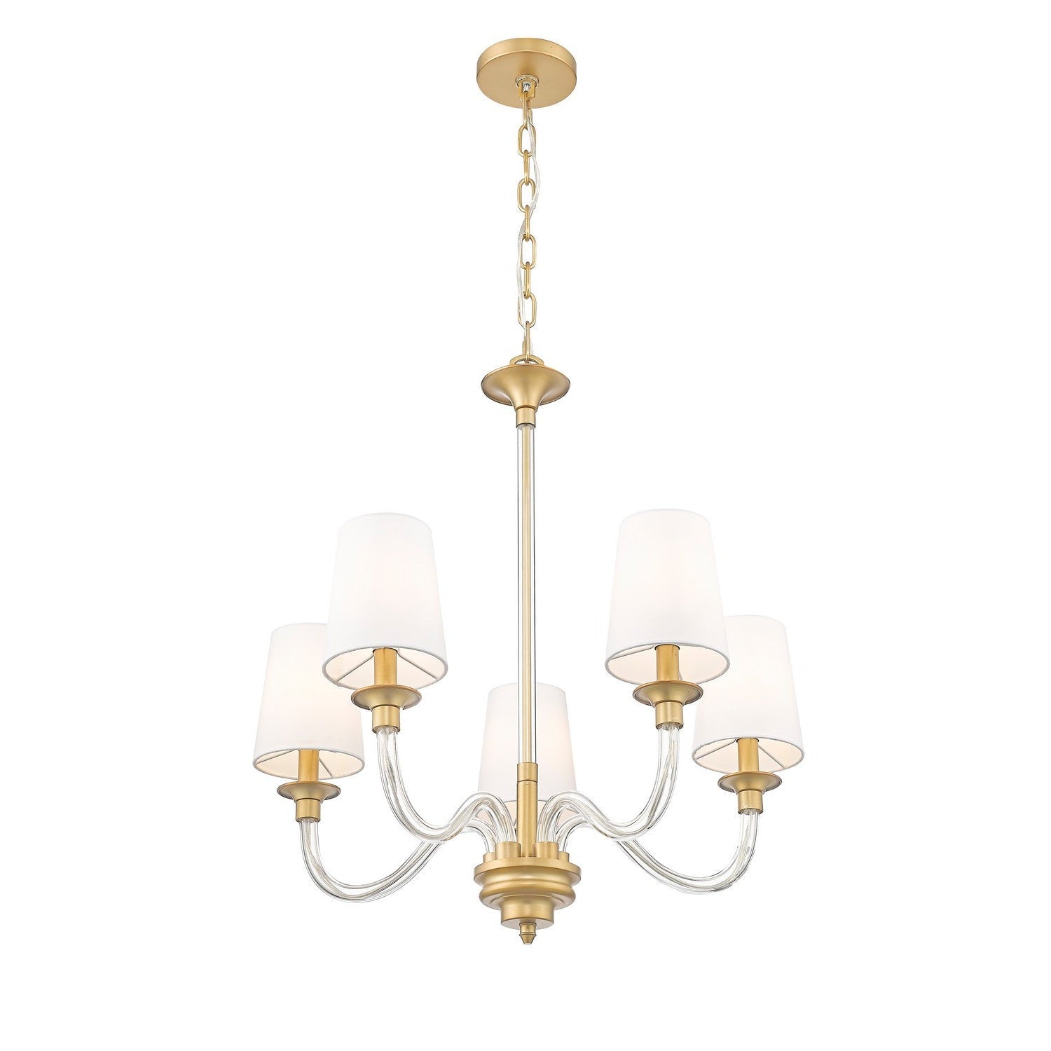 Z-Lite - 1950-5RB - Five Light Chandelier - Katerina - Rubbed Brass