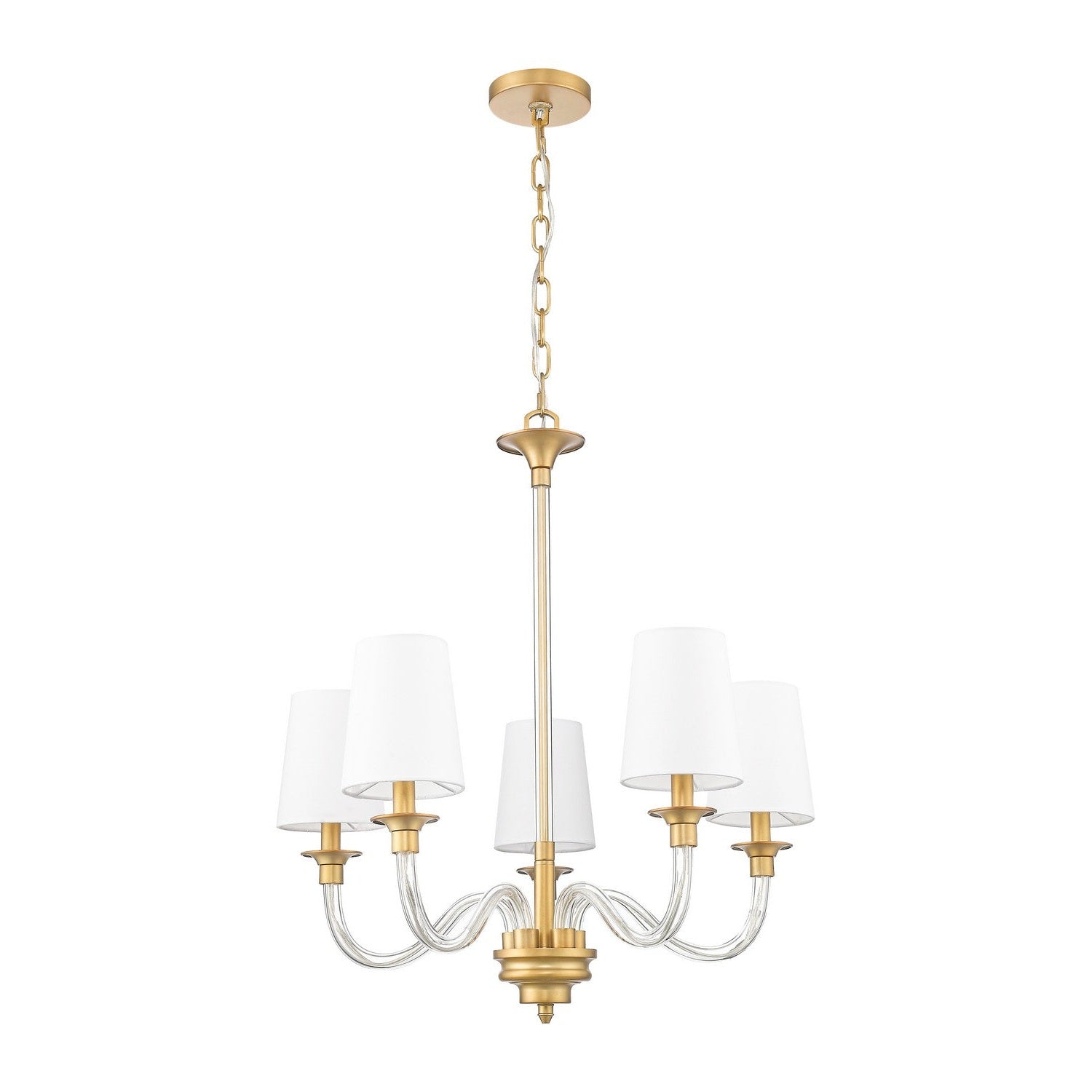 Z-Lite - 1950-5RB - Five Light Chandelier - Katerina - Rubbed Brass