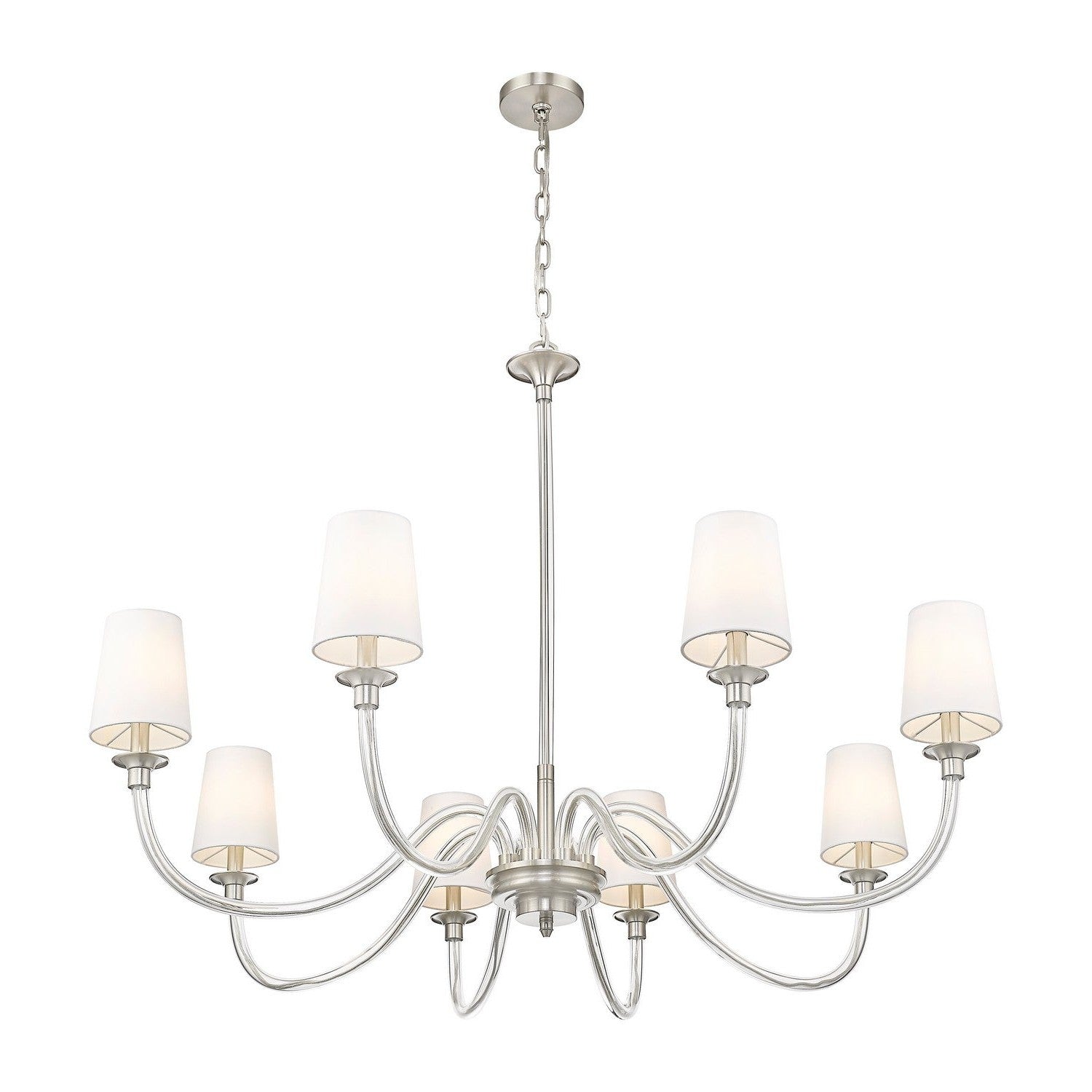 Z-Lite - 1950-8BN - Eight Light Chandelier - Katerina - Brushed Nickel