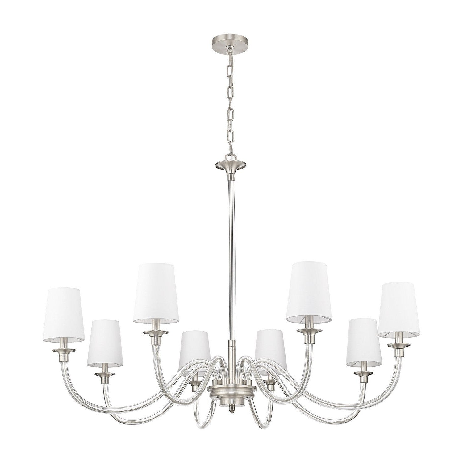 Z-Lite - 1950-8BN - Eight Light Chandelier - Katerina - Brushed Nickel
