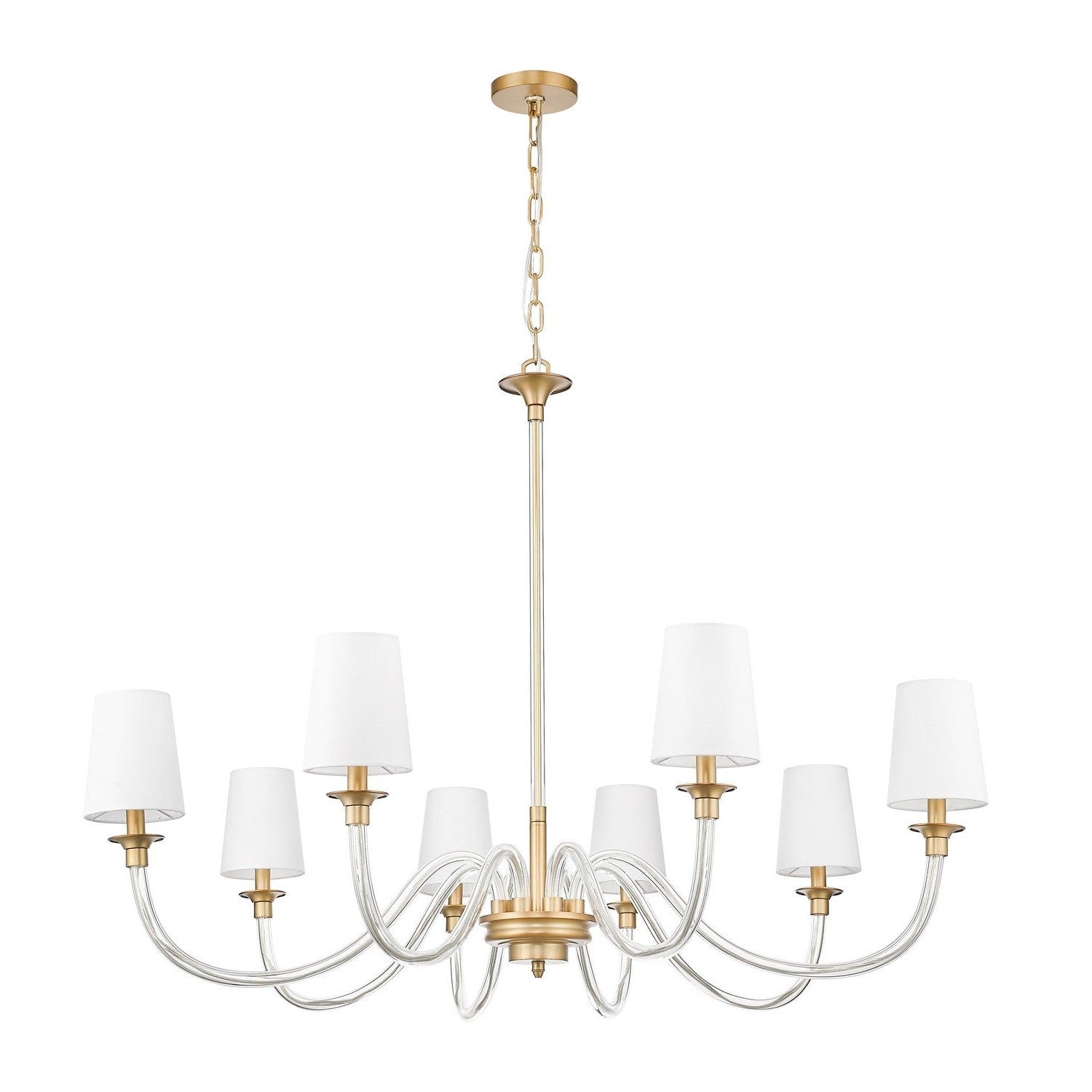 Z-Lite - 1950-8RB - Eight Light Chandelier - Katerina - Rubbed Brass