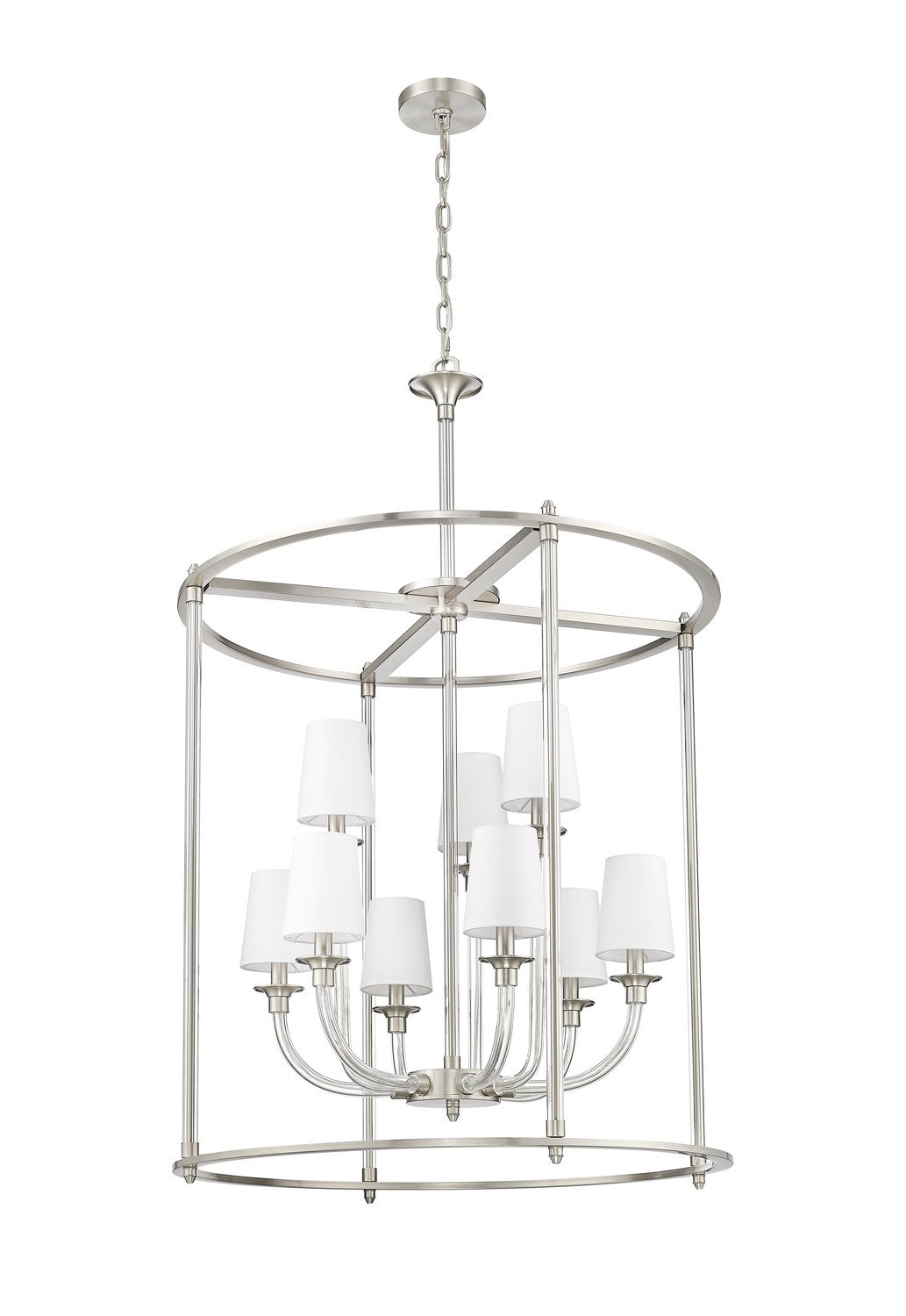 Z-Lite - 1950-9C-BN - Nine Light Chandelier - Katerina - Brushed Nickel