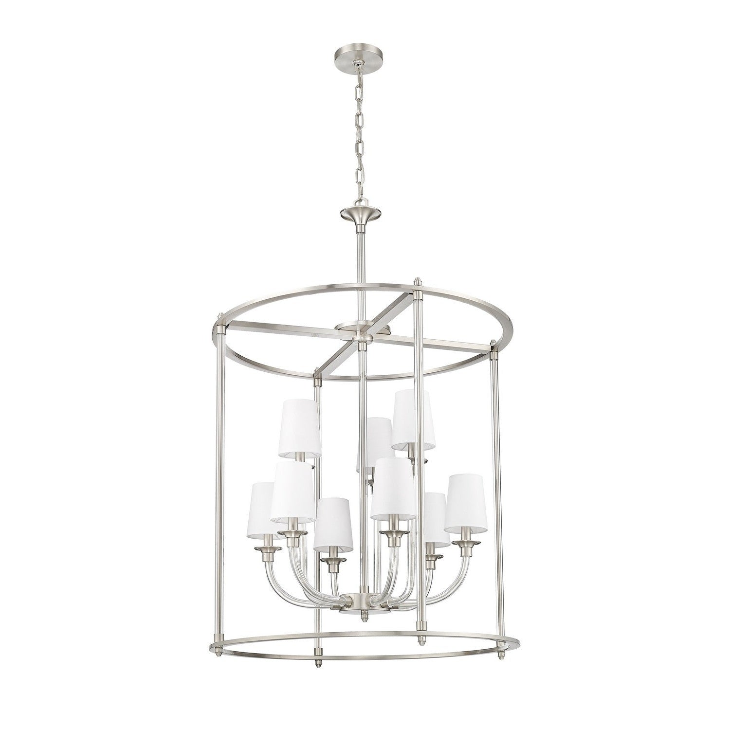 Z-Lite - 1950-9C-BN - Nine Light Chandelier - Katerina - Brushed Nickel