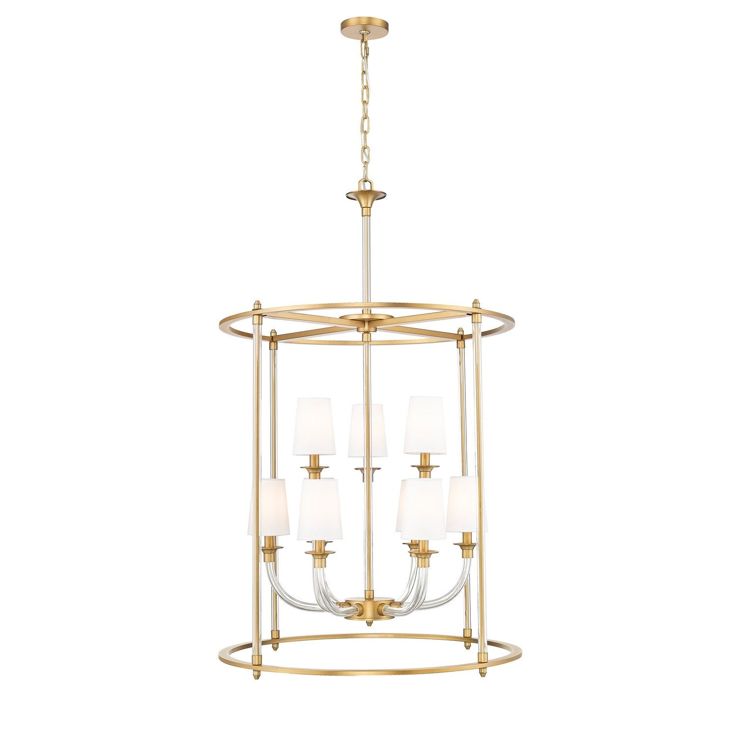Z-Lite - 1950-9C-RB - Nine Light Chandelier - Katerina - Rubbed Brass