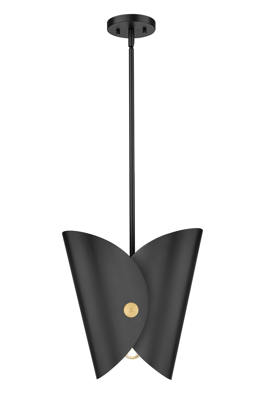 Z-Lite - 1951P11-MB - One Light Pendant - Salone - Matte Black