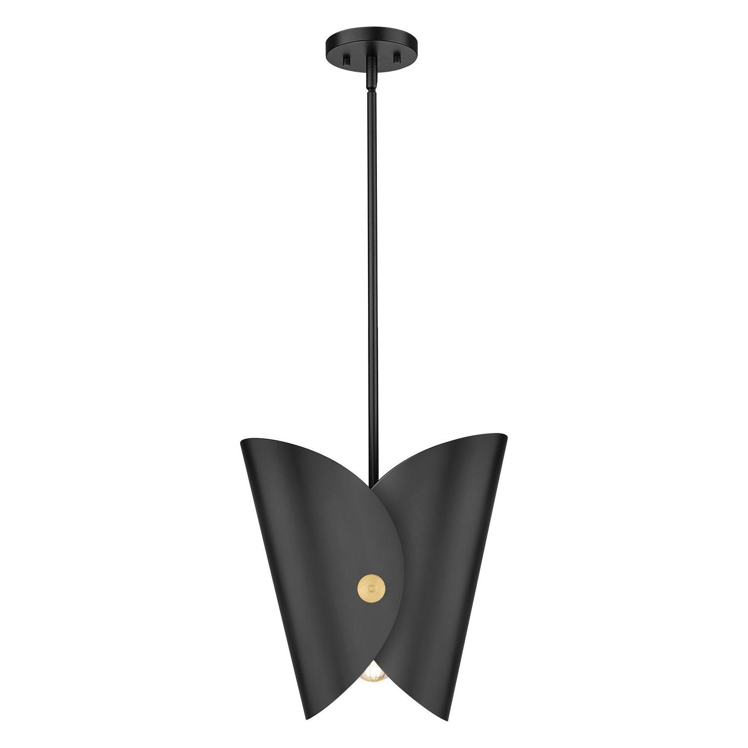 Z-Lite - 1951P11-MB - One Light Pendant - Salone - Matte Black