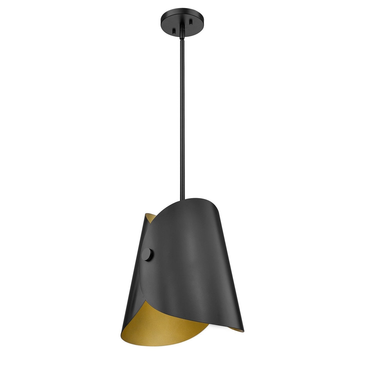 Z-Lite - 1951P11-MB - One Light Pendant - Salone - Matte Black