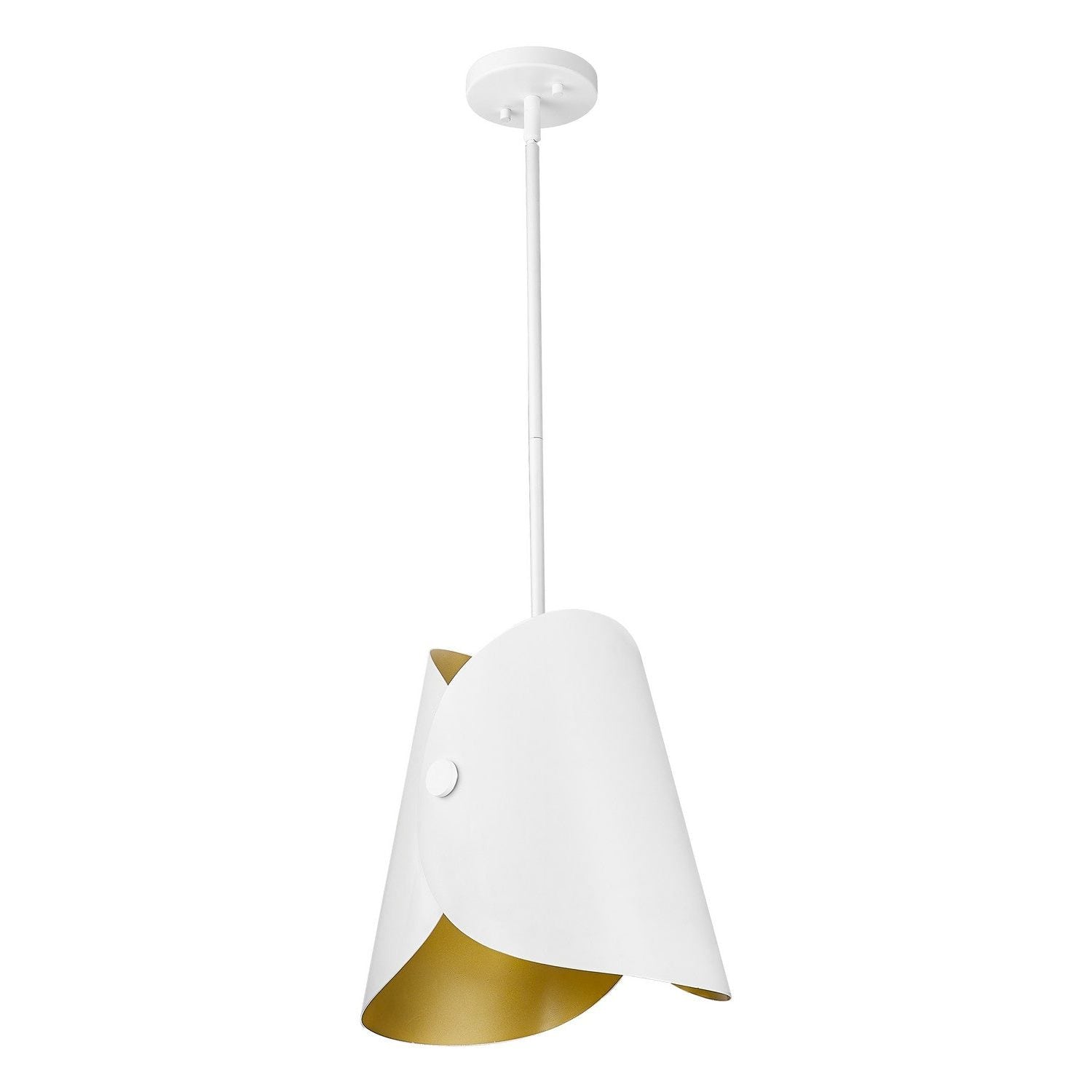 Z-Lite - 1951P11-MW - One Light Pendant - Salone - Matte White