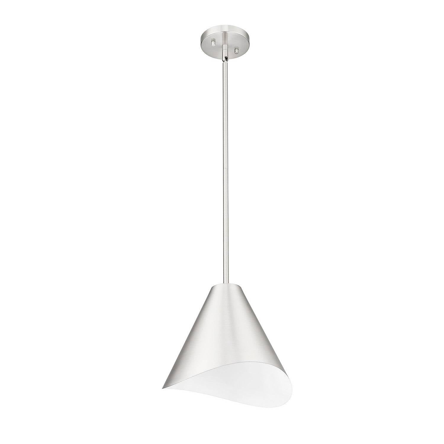Z-Lite - 1952P12-BN - One Light Pendant - Aria - Brushed Nickel