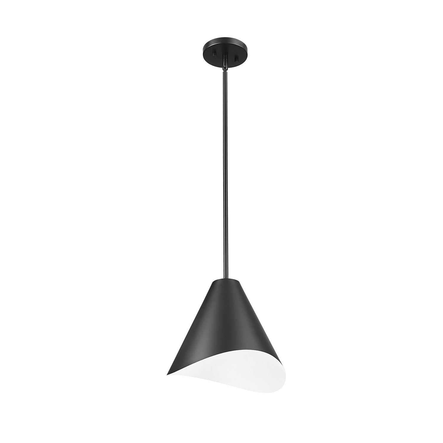 Z-Lite - 1952P12-MB - One Light Pendant - Aria - Matte Black