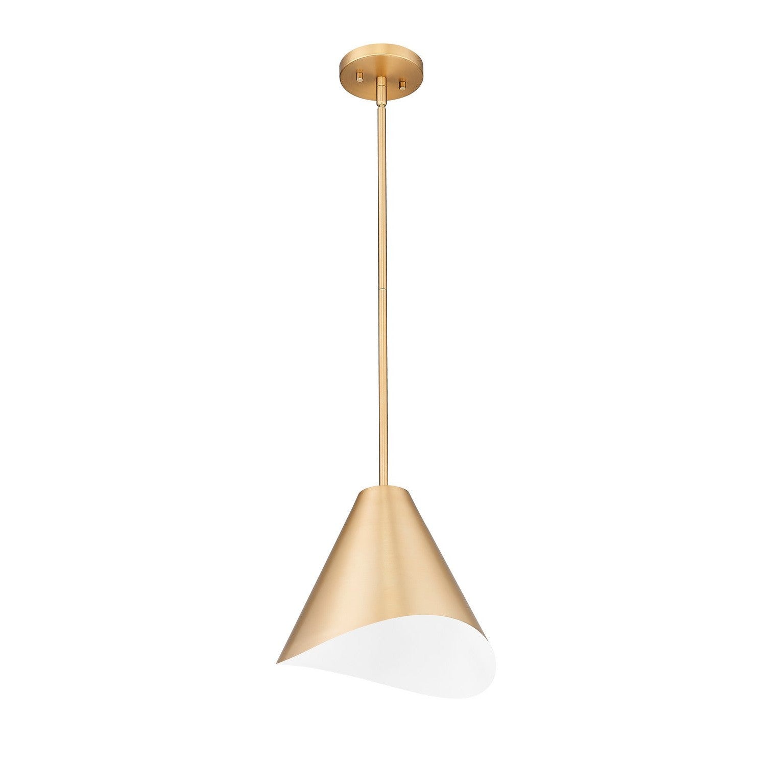 Z-Lite - 1952P12-MGLD - One Light Pendant - Aria - Modern Gold