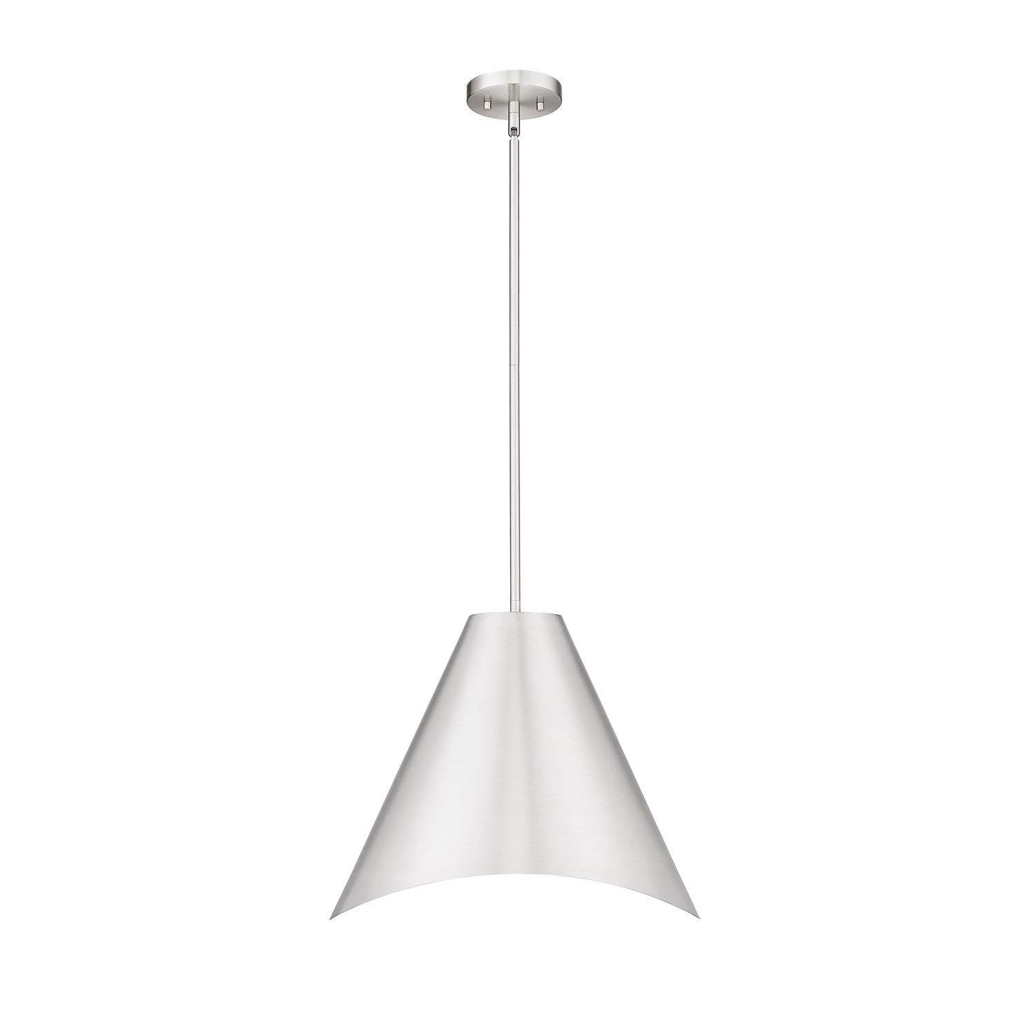 Z-Lite - 1952P18-BN - One Light Pendant - Aria - Brushed Nickel
