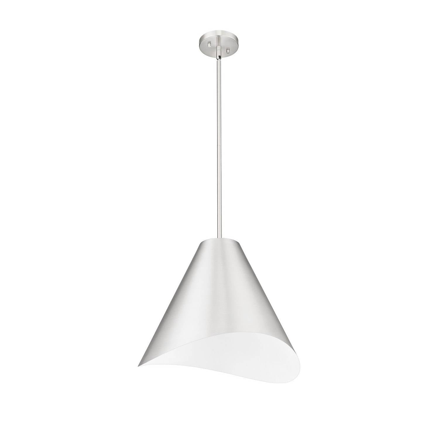 Z-Lite - 1952P18-BN - One Light Pendant - Aria - Brushed Nickel