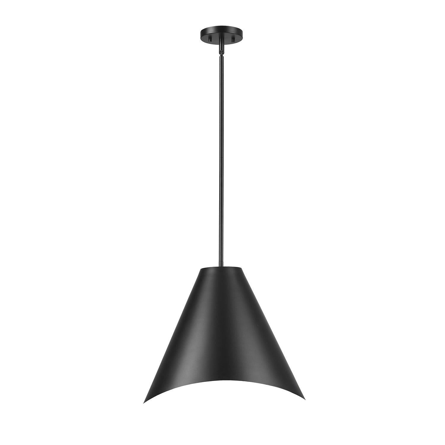 Z-Lite - 1952P18-MB - One Light Pendant - Aria - Matte Black