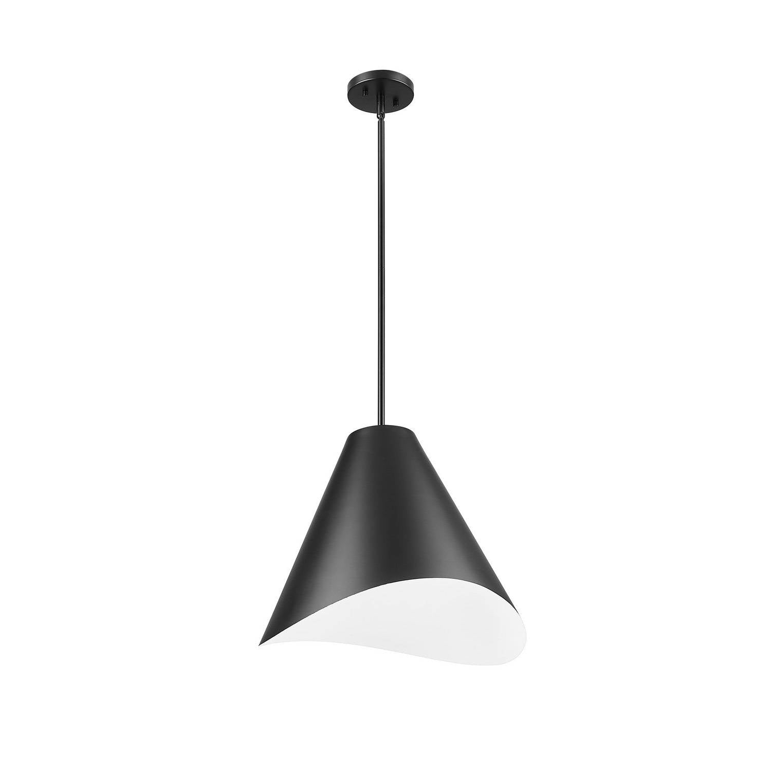 Z-Lite - 1952P18-MB - One Light Pendant - Aria - Matte Black