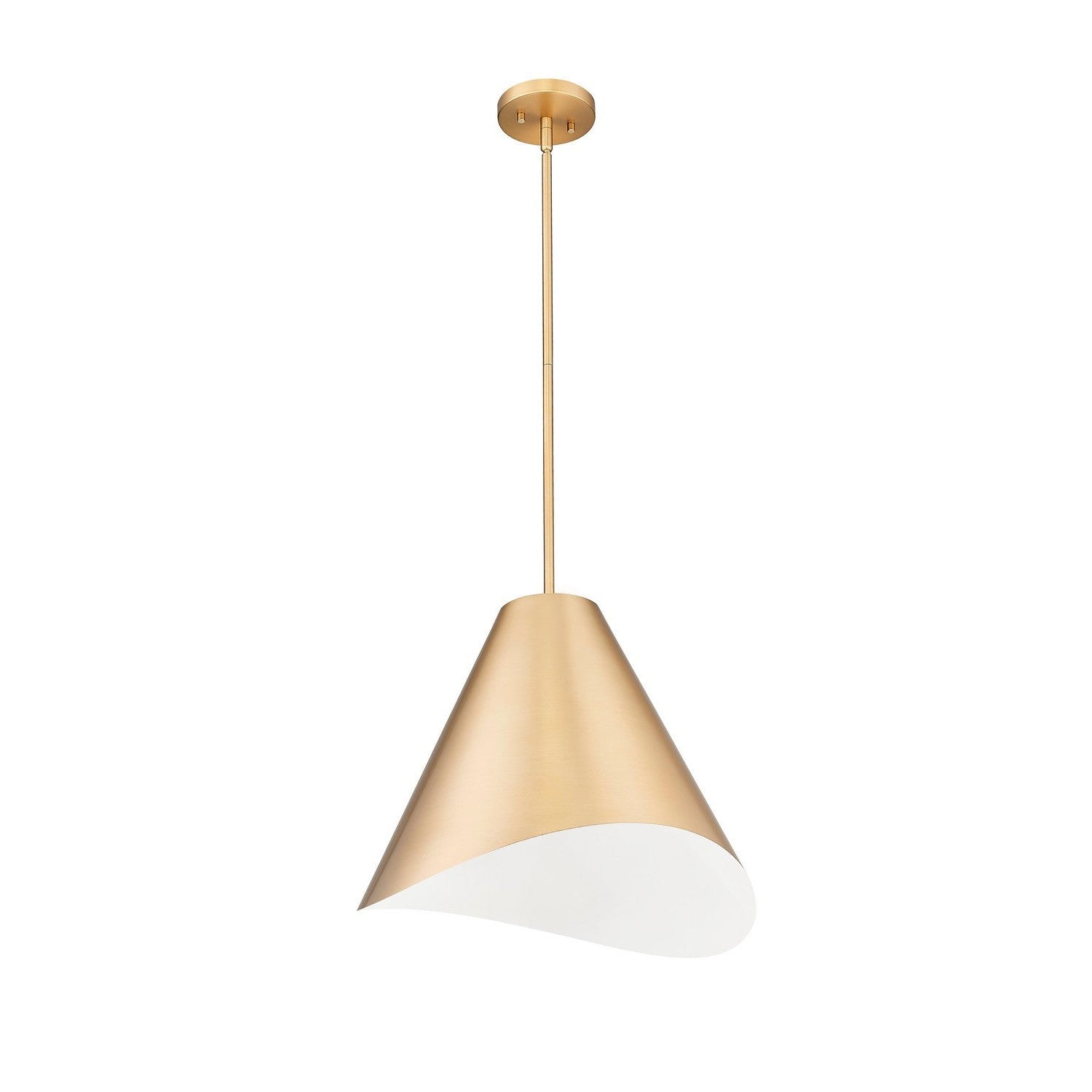 Z-Lite - 1952P18-MGLD - One Light Pendant - Aria - Modern Gold