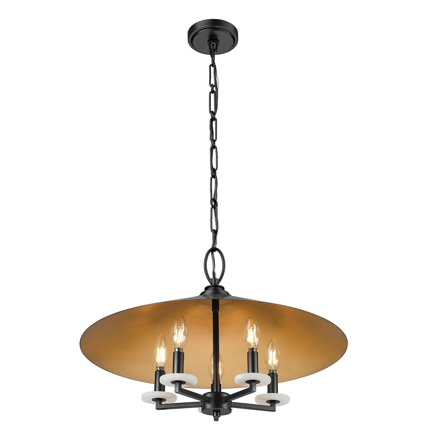 Z-Lite - 1953-22MB - Five Light Pendant - Rialto - Matte Black