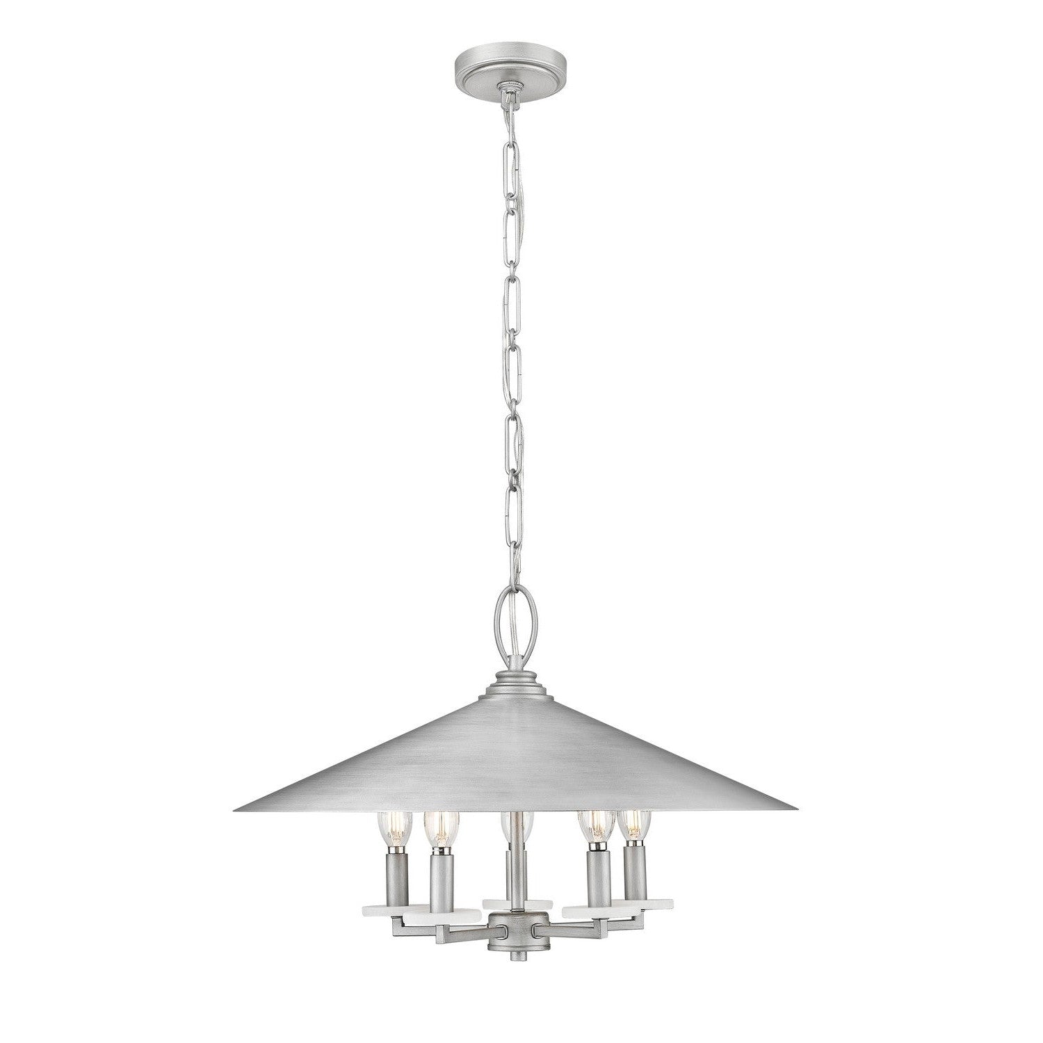 Z-Lite - 1953-22SPT - Five Light Pendant - Rialto - Signature Pewter