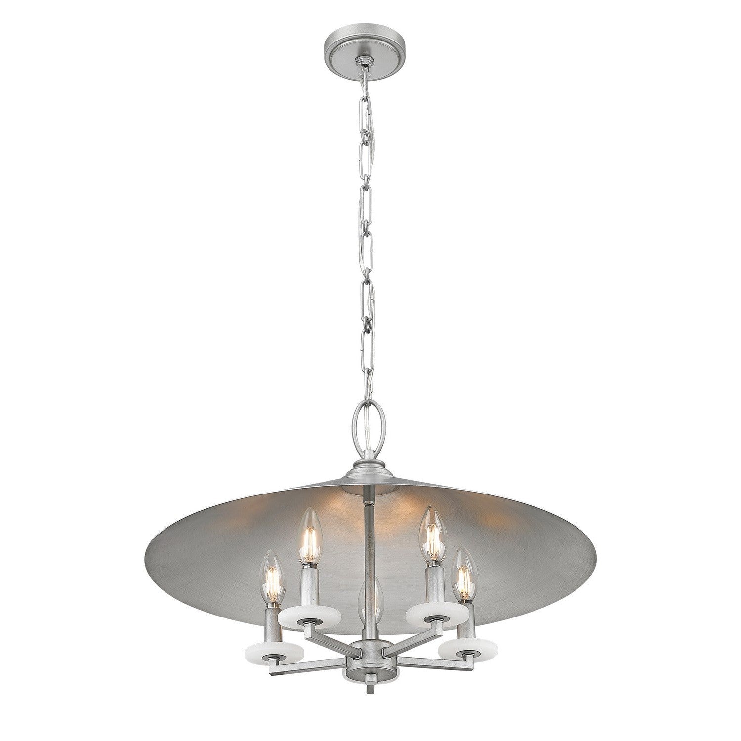 Z-Lite - 1953-22SPT - Five Light Pendant - Rialto - Signature Pewter