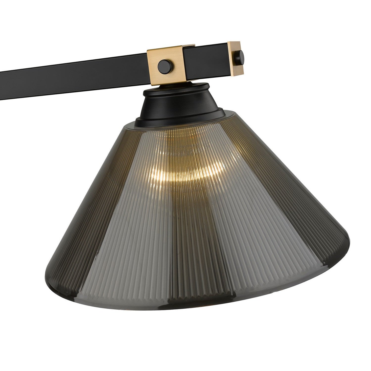 Z-Lite - 1955-3MB-RB-ARS - Three Light Billiard - Bronte - Matte Black + Rubbed Brass