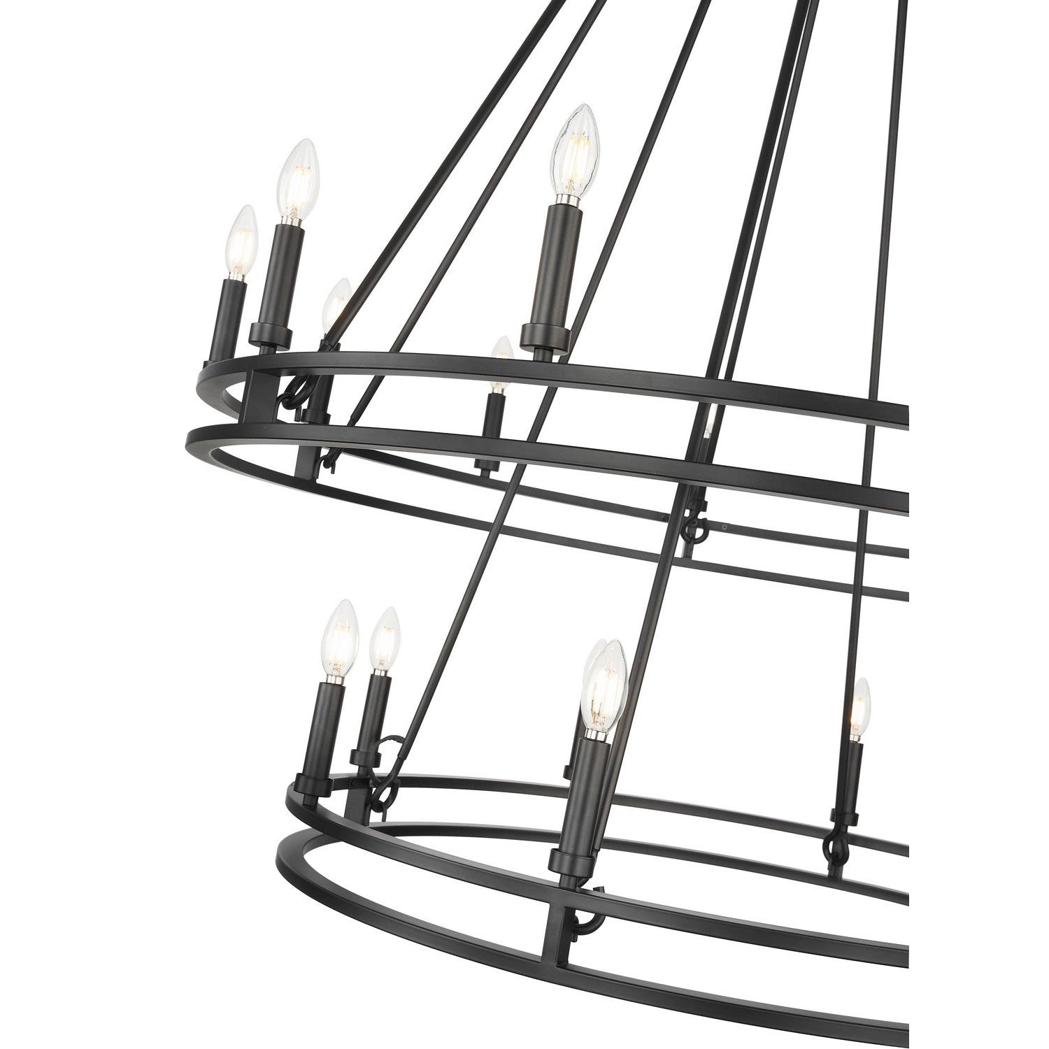 Z-Lite - 4005-20MB - 20 Light Chandelier - Dennison - Matte Black