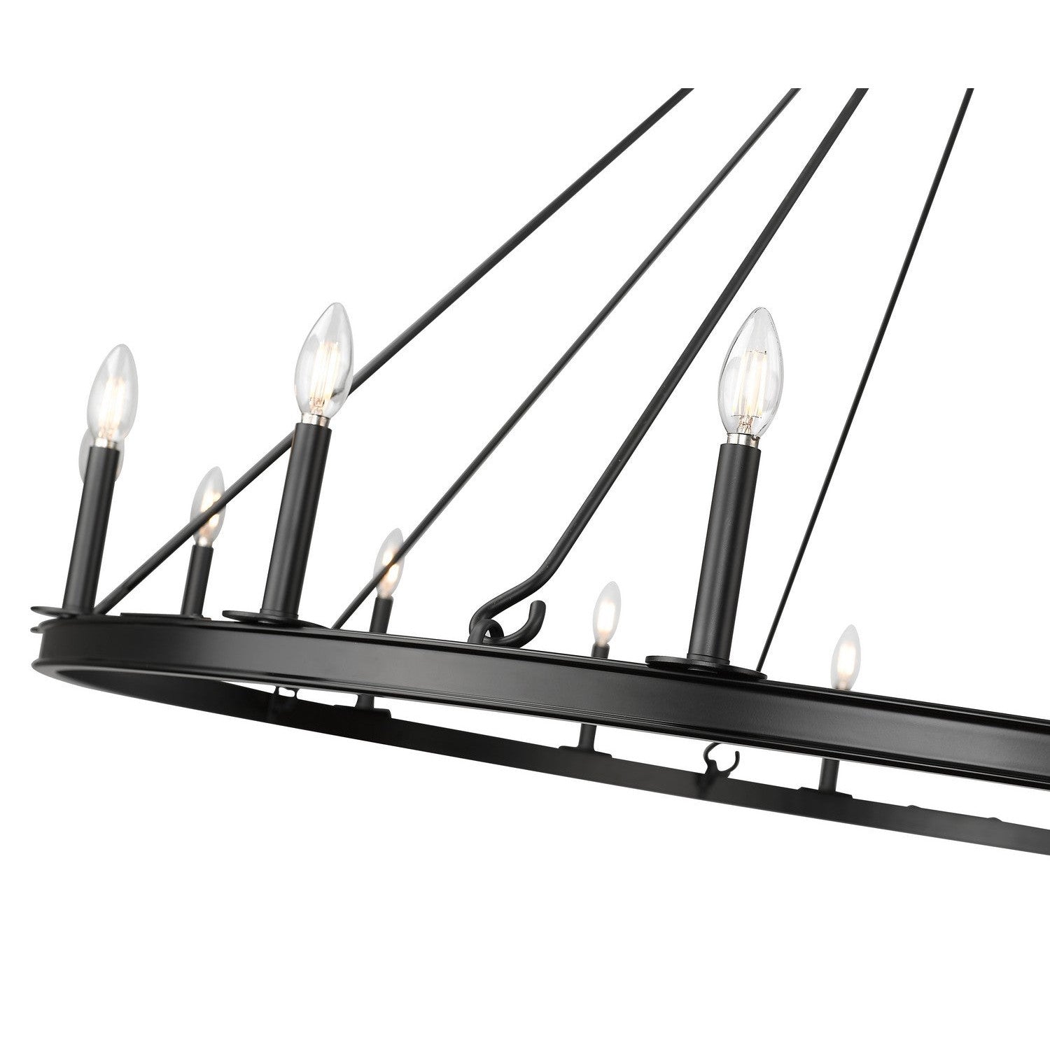Z-Lite - 482R-16MB - 16 Light Chandelier - Barclay - Matte Black
