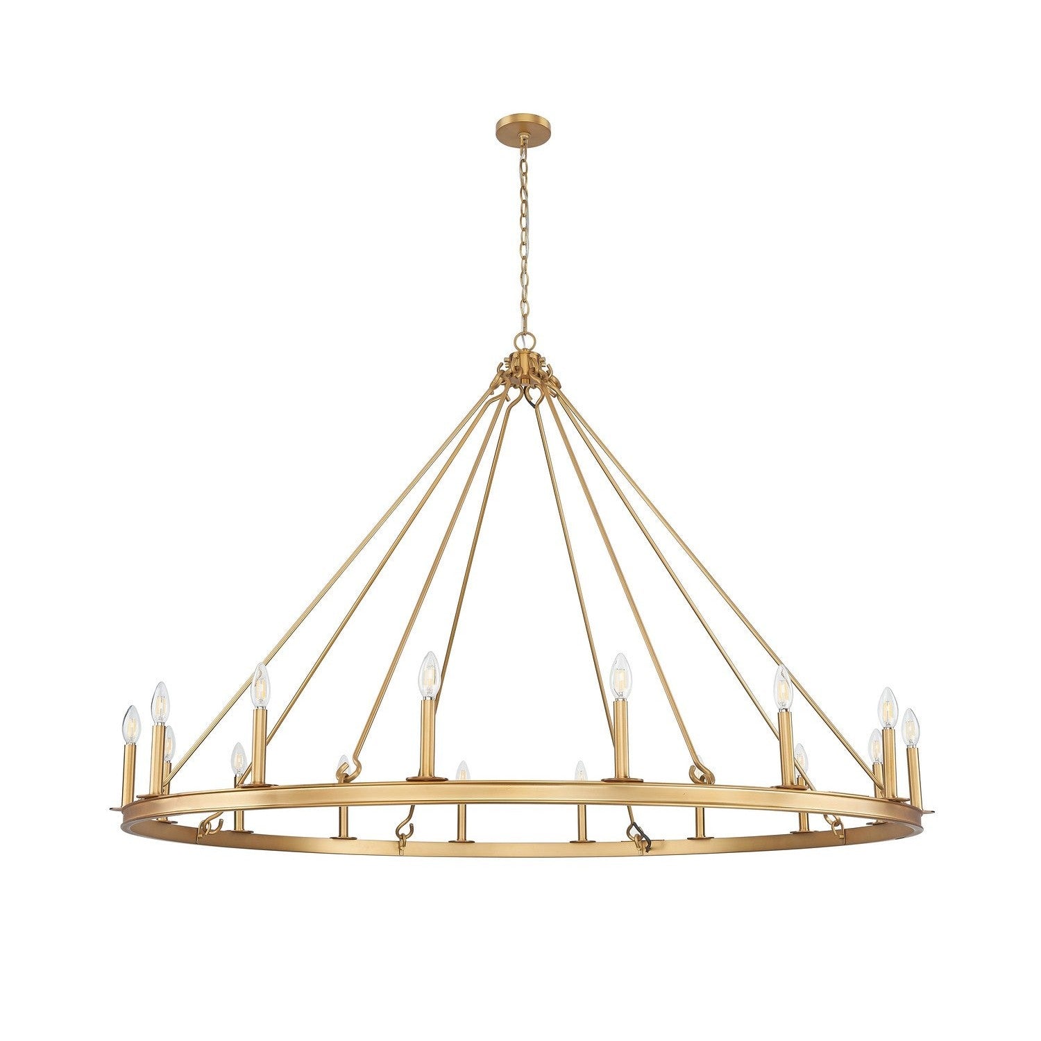 Z-Lite - 482R-16RB - 16 Light Chandelier - Barclay - Rubbed Brass