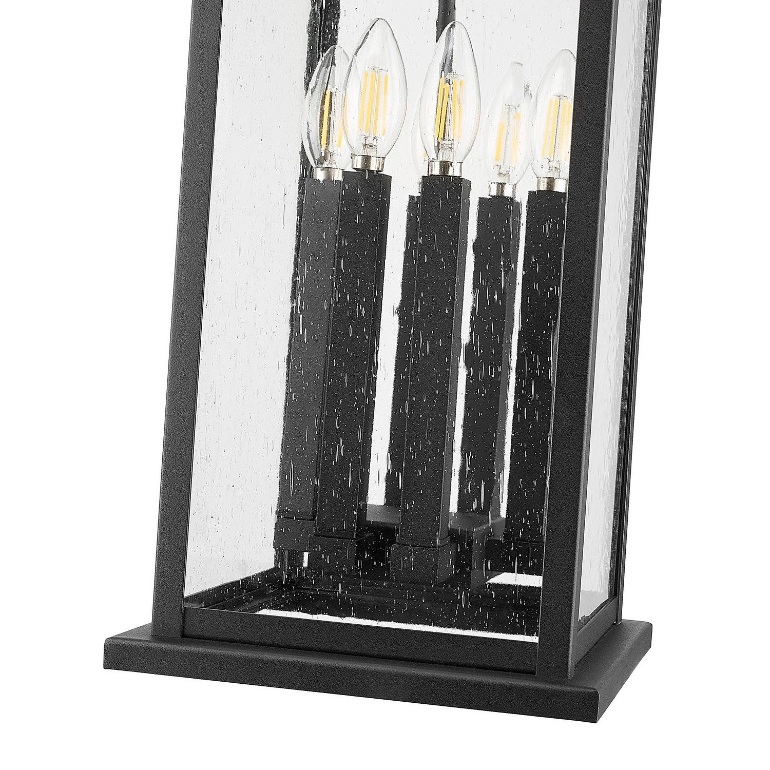 Z-Lite - 5017CHXL-BK - Six Light Outdoor Chain Mount Ceiling Fixture - Tiberius - Black