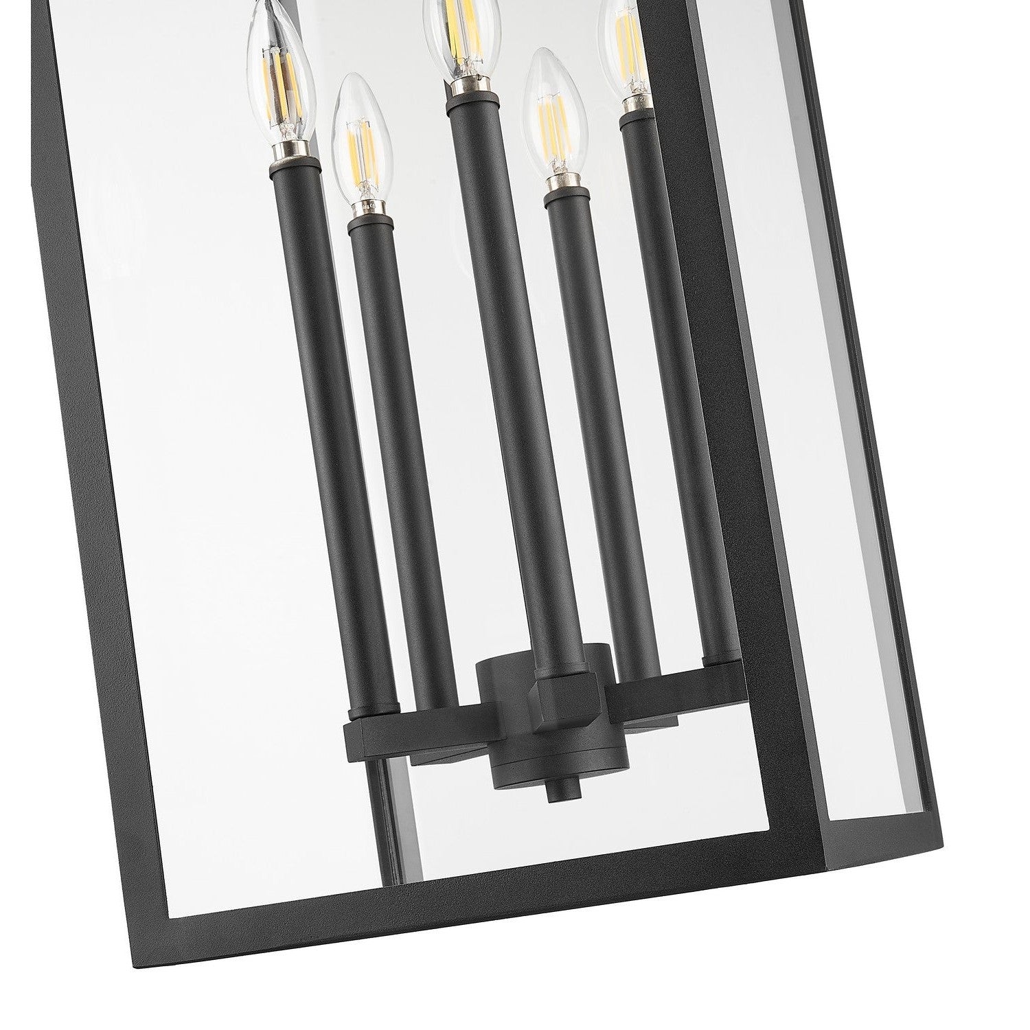 Z-Lite - 5018CHXL-BK - Five Light Outdoor Chain Mount Ceiling Fixture - Nova - Black