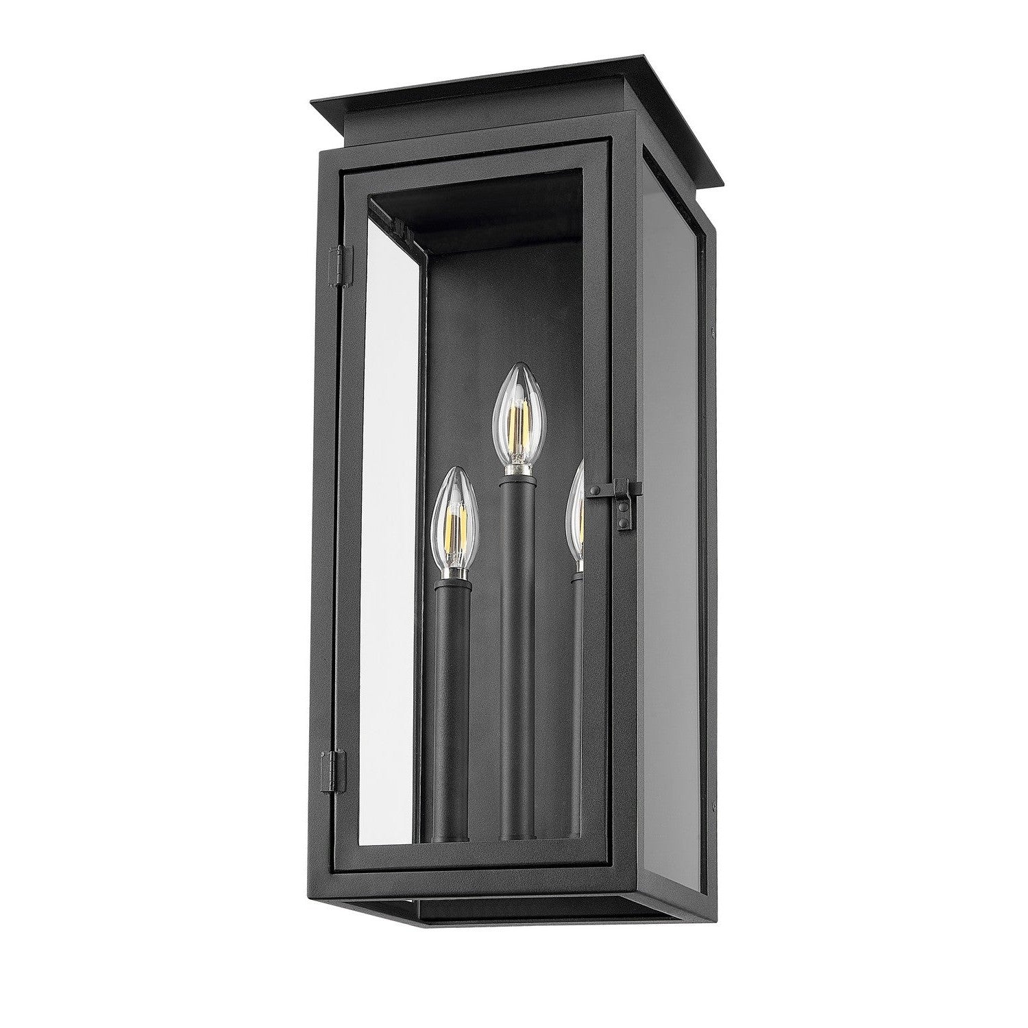 Z-Lite - 5018M-BK - Three Light Outdoor Wall Light - Nova - Black