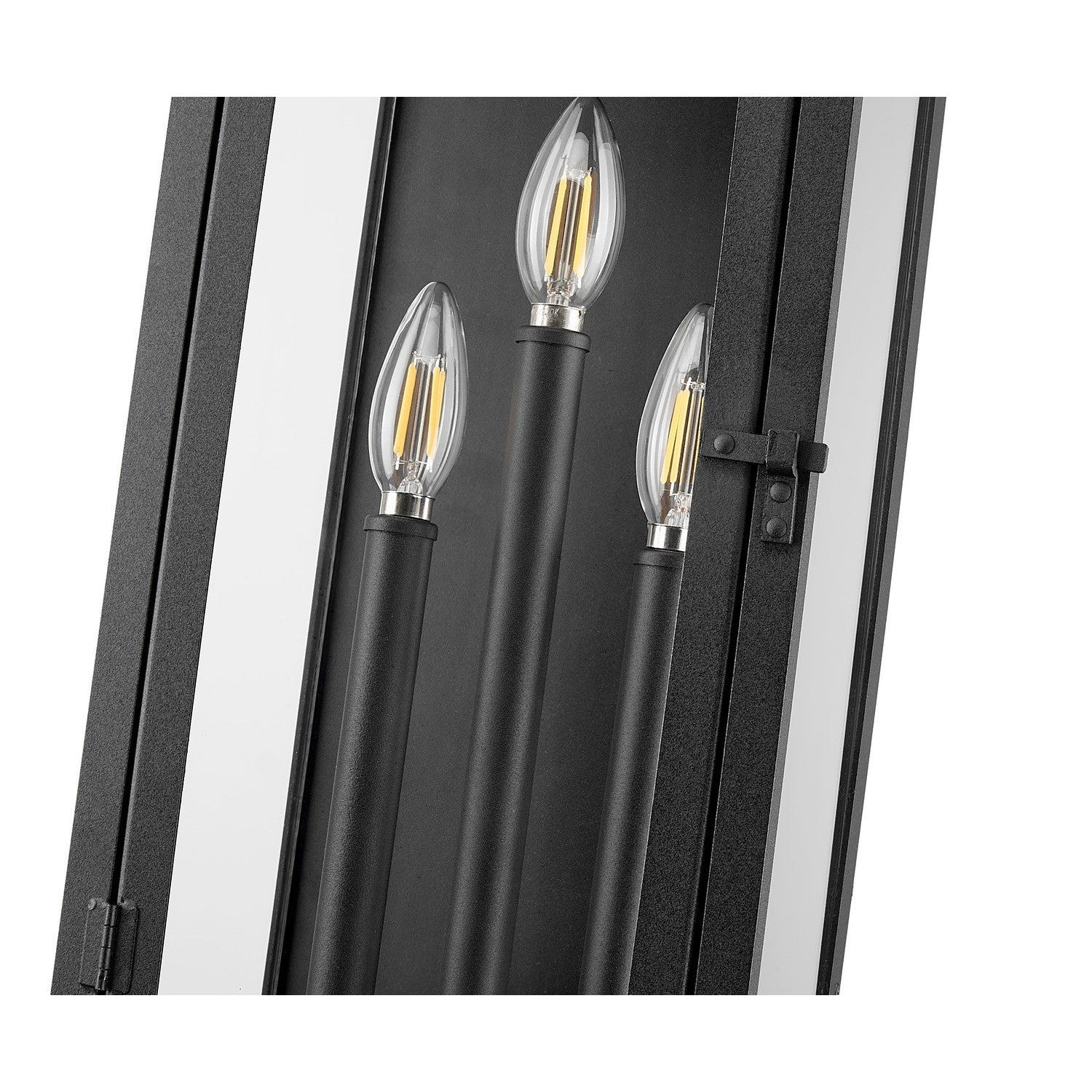 Z-Lite - 5018M-BK - Three Light Outdoor Wall Light - Nova - Black
